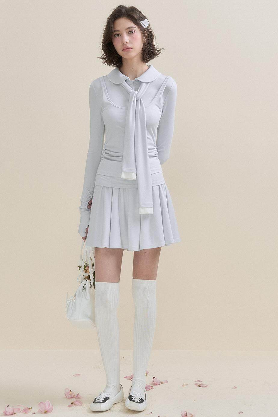 Feminine Knit Twin Set-Up - My Store