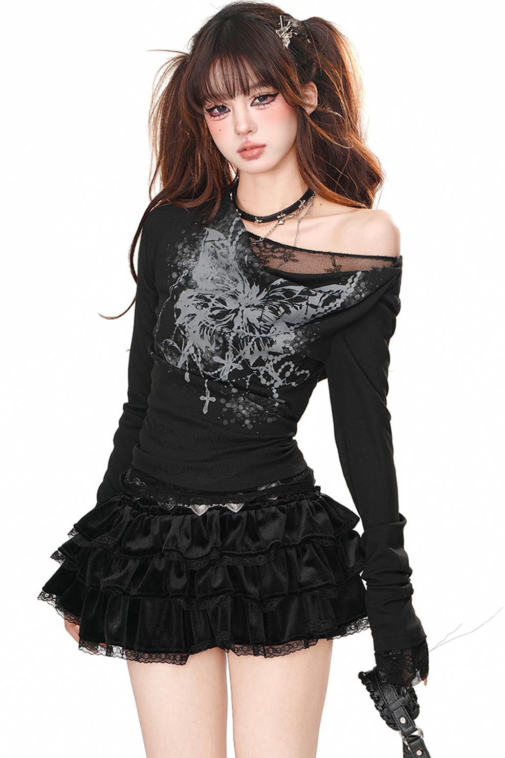 Spice Girl Lace V-Neck Top