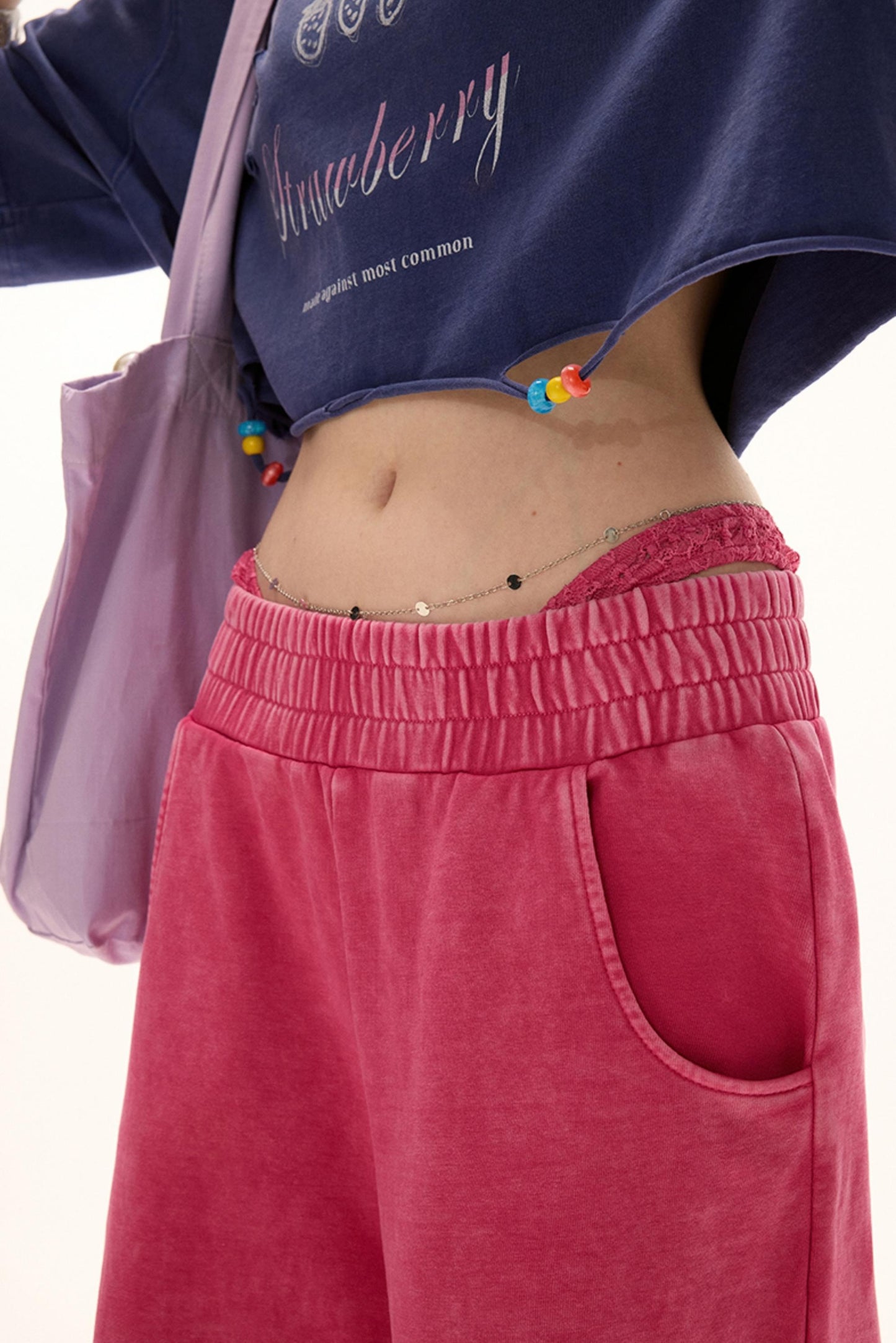 Blue Detail Pants