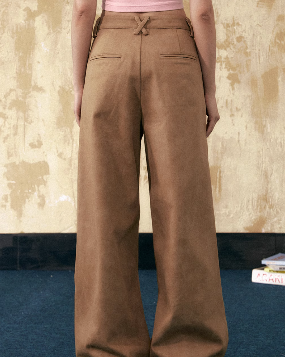 Marble Wide Denim Pants