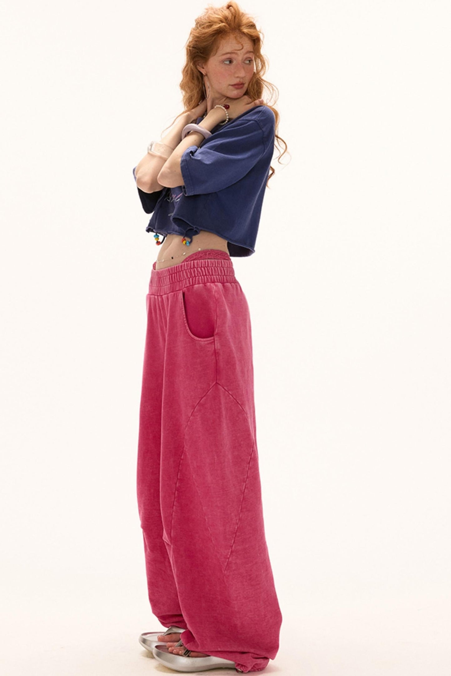 Blue Detail Pants
