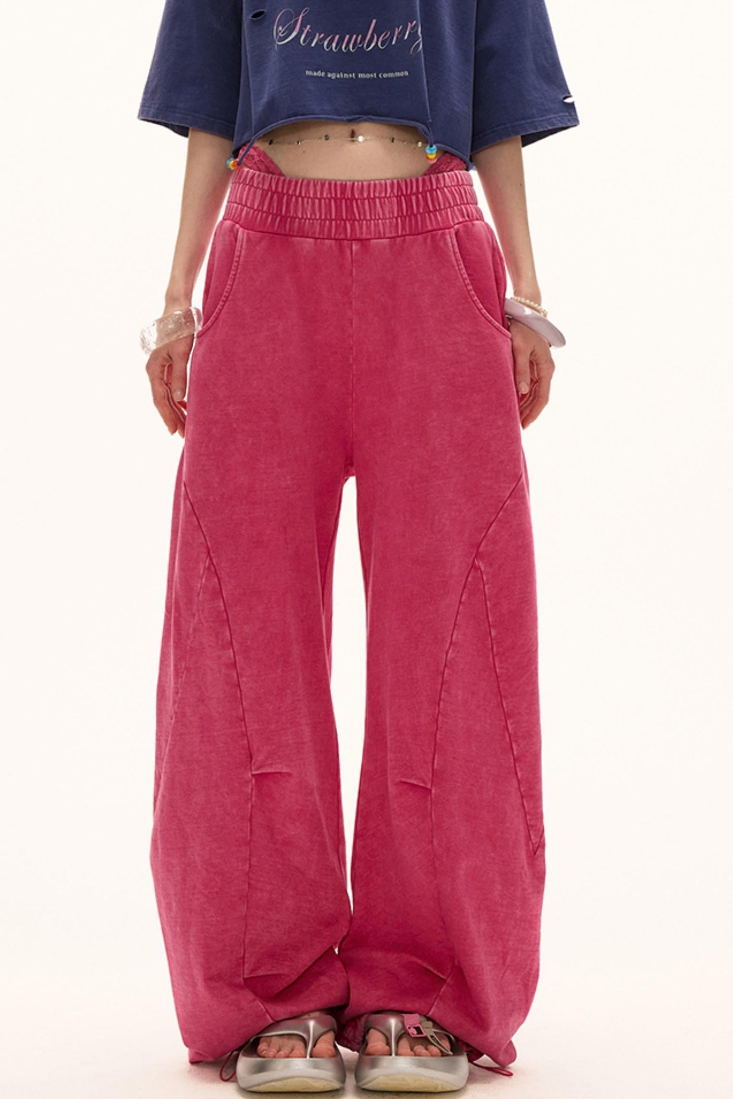 Blue Detail Pants