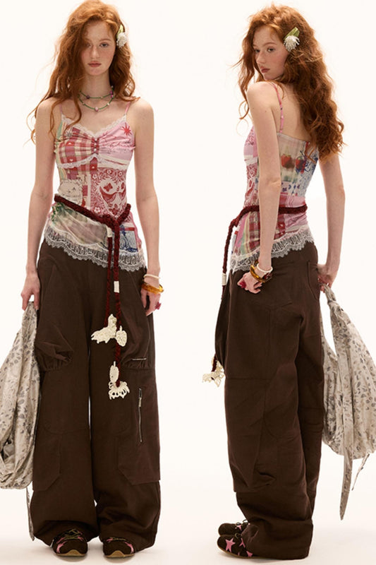 Multi Color Lace Camisole