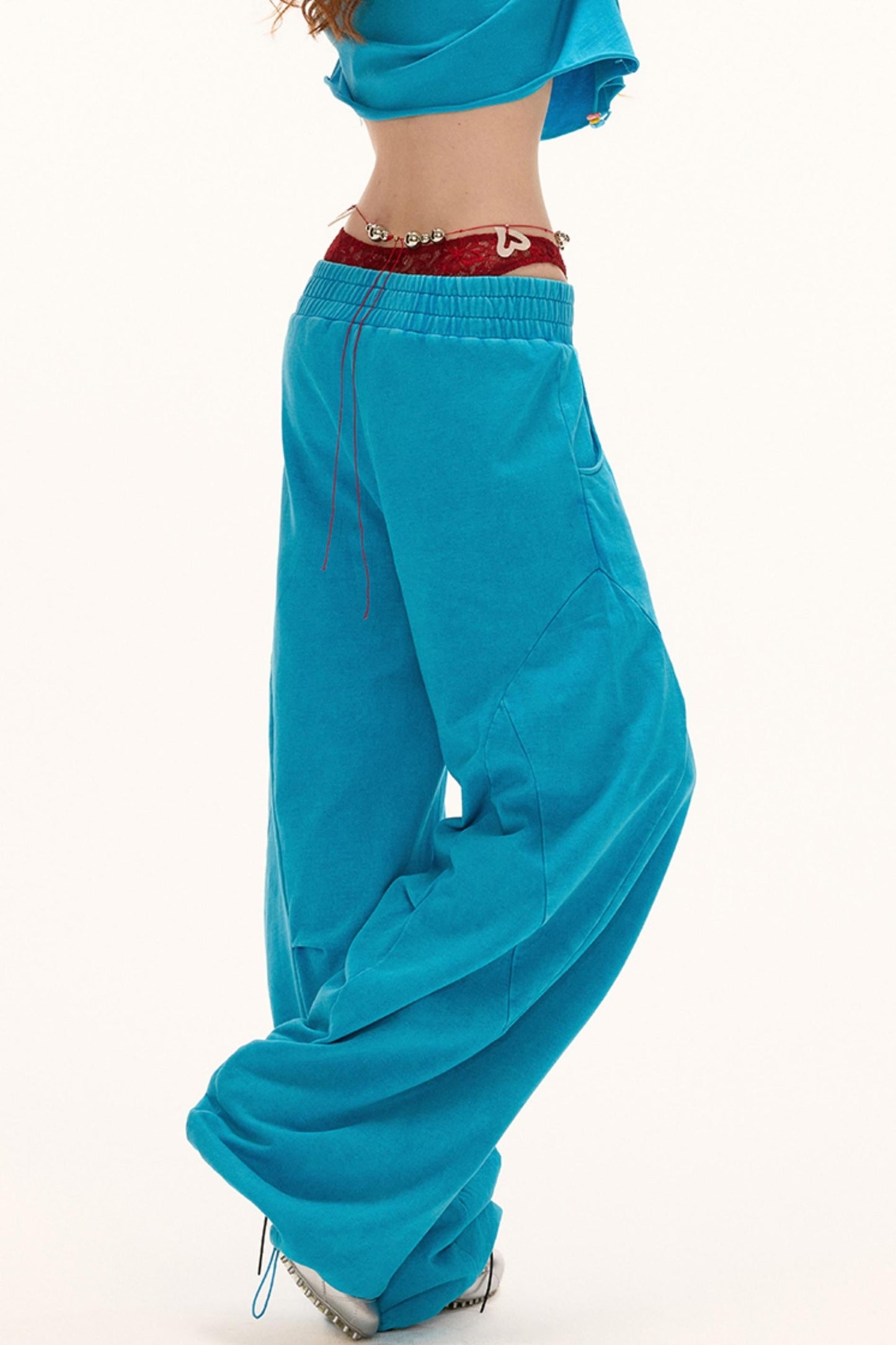 Blue Detail Pants