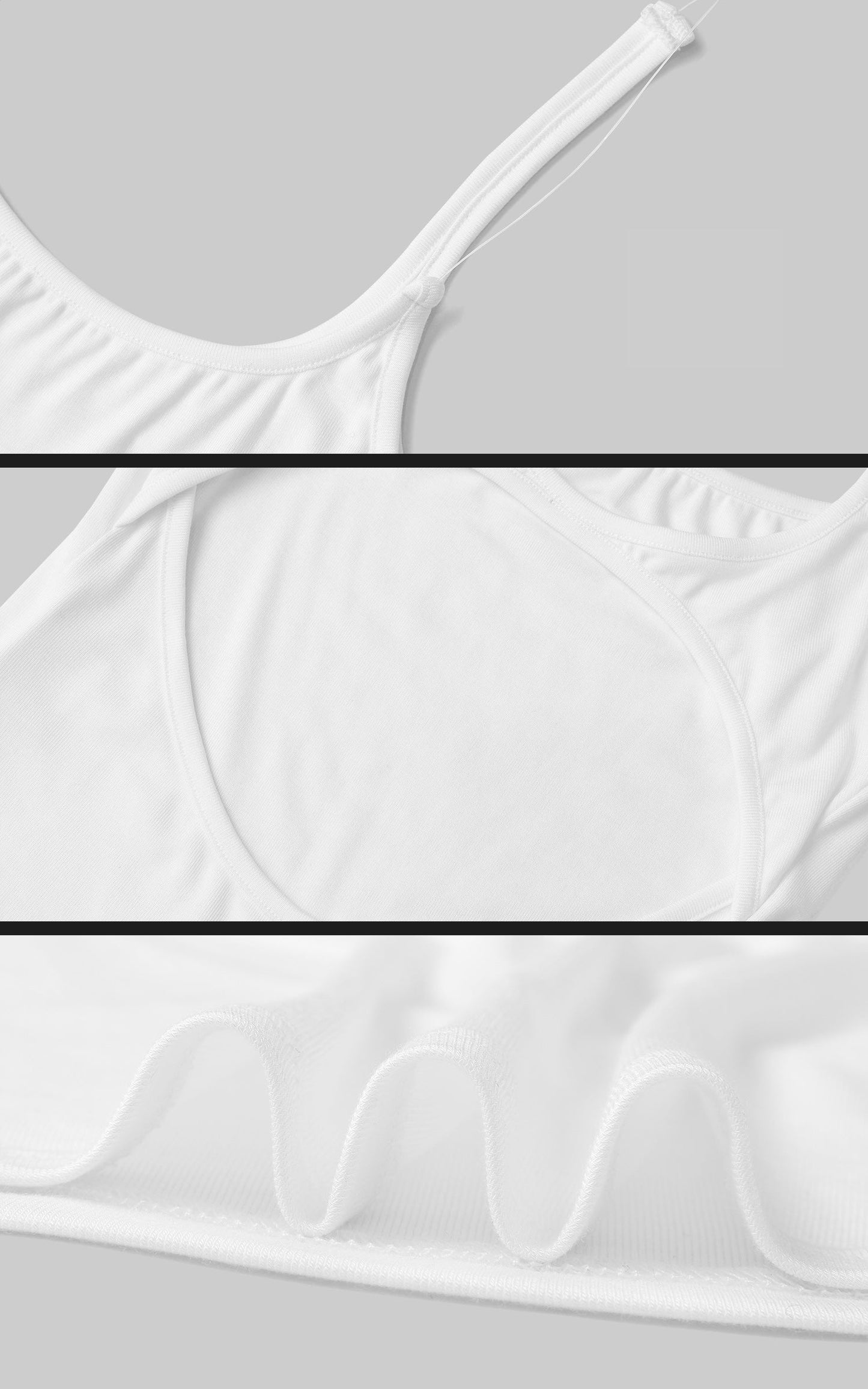 Invisible Fishline White Camisole