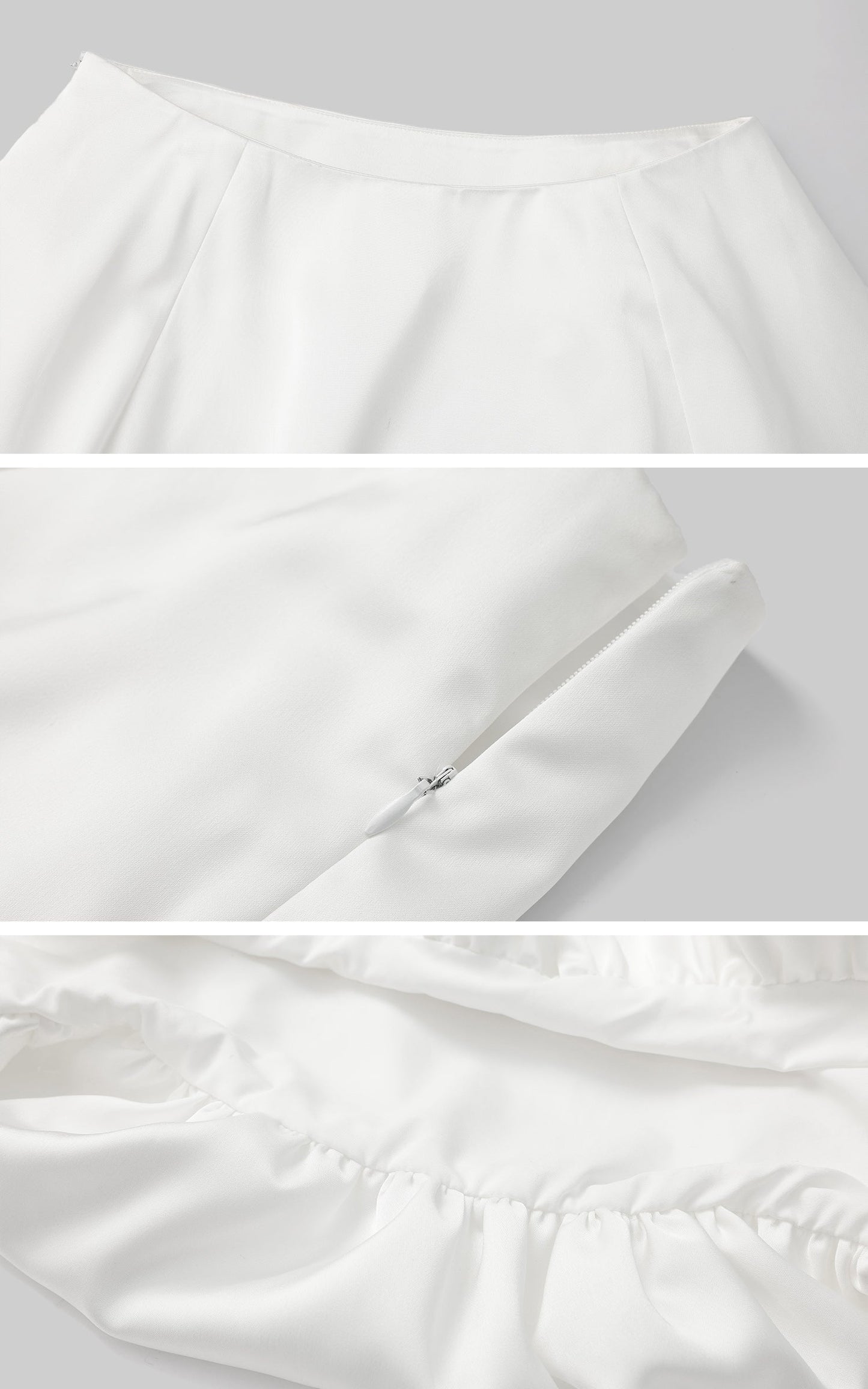 Draped Long-Sleeve Fitted T-Shirt