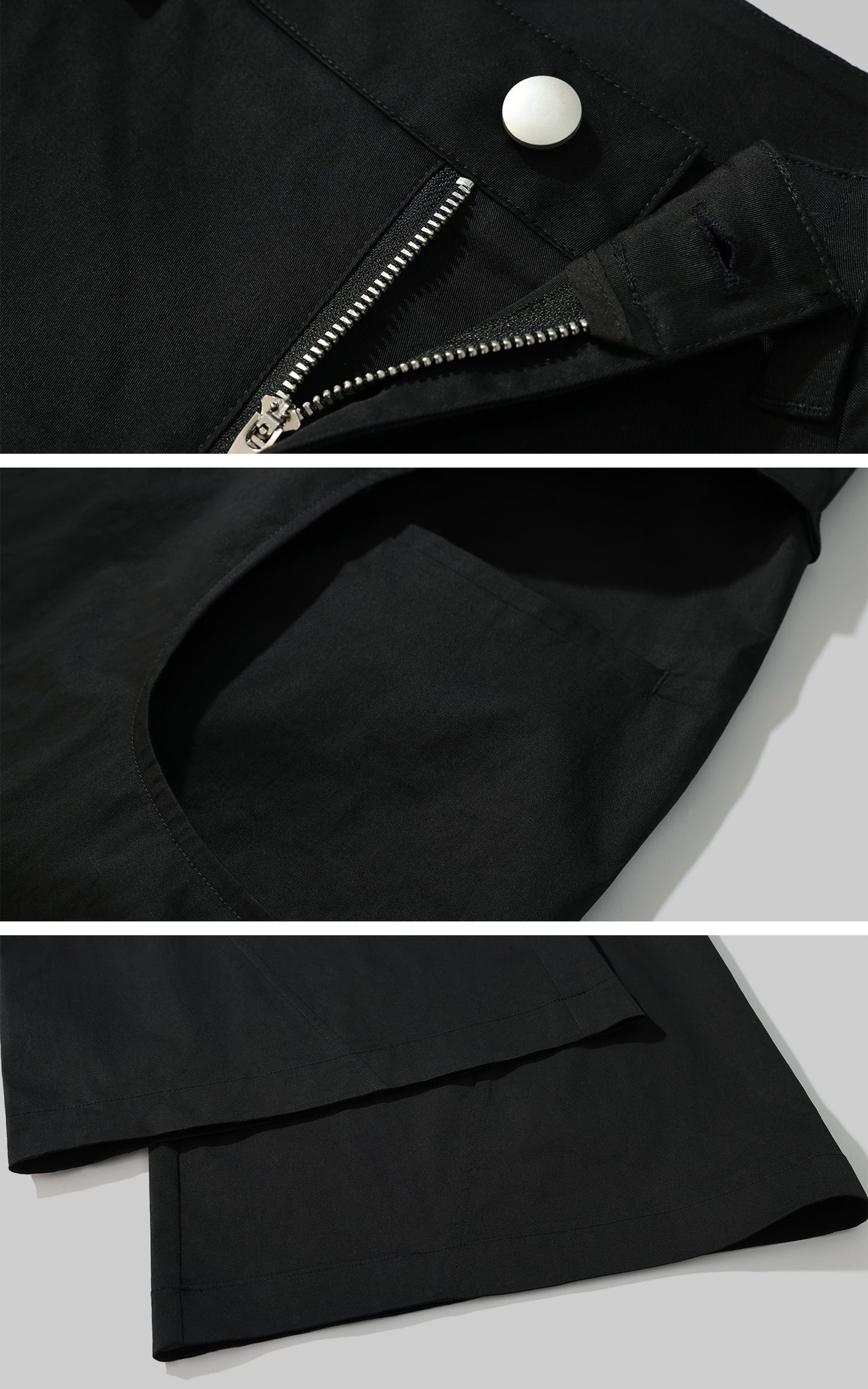 Minimalist Structured Wide-leg Trousers