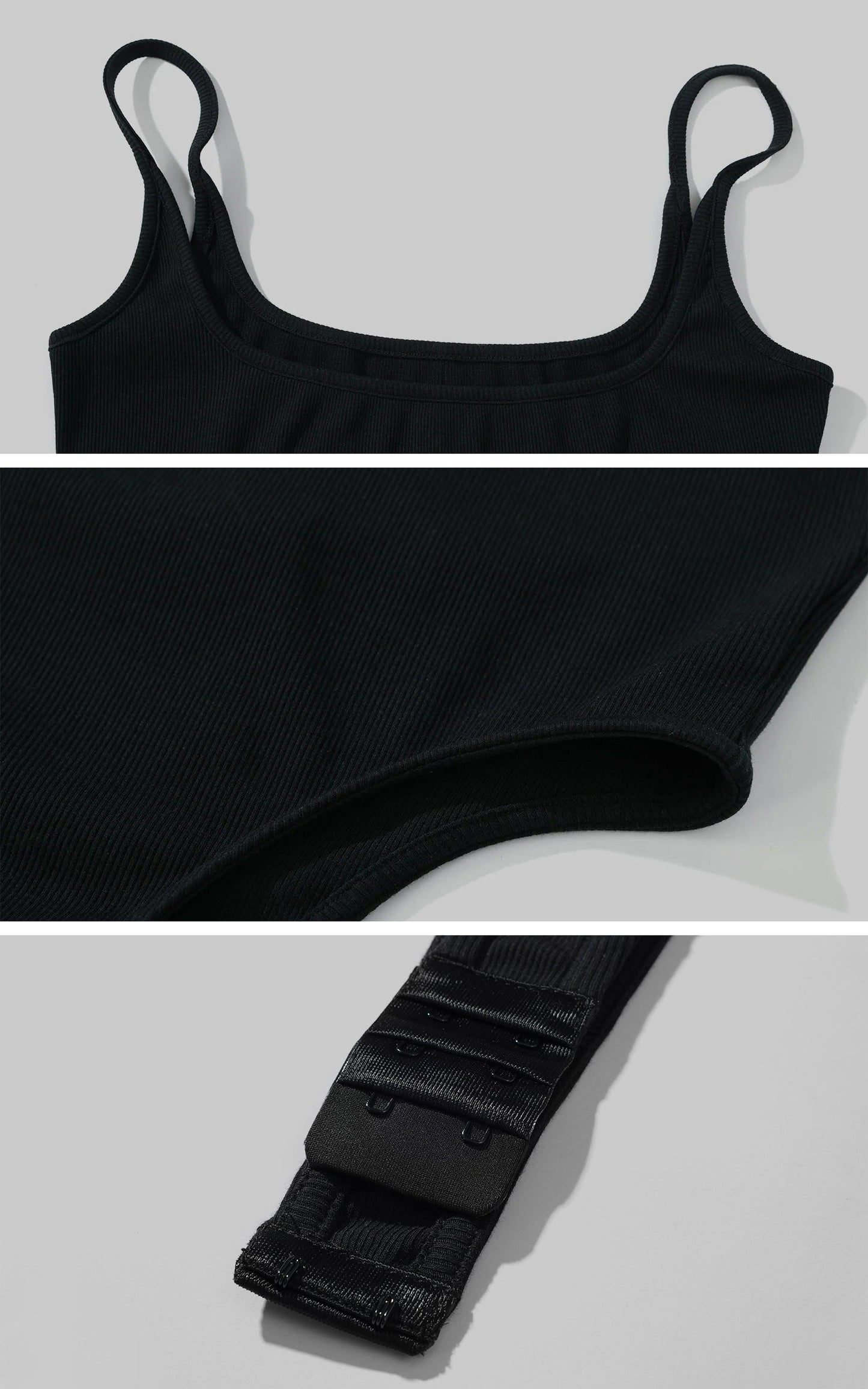Ribbed Stretch Bodysuit