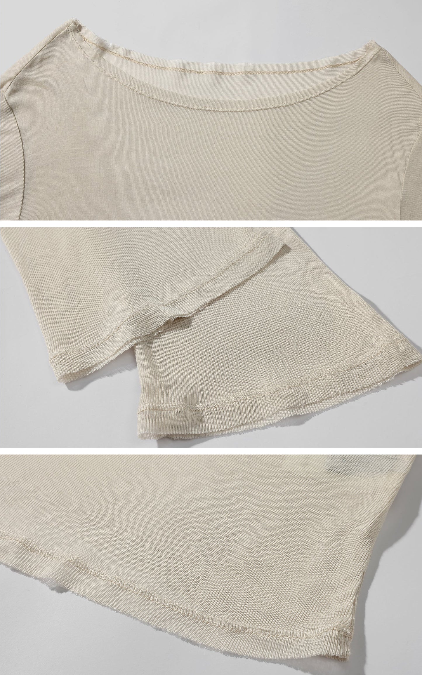 Fluid Knit Long Sleeve Top