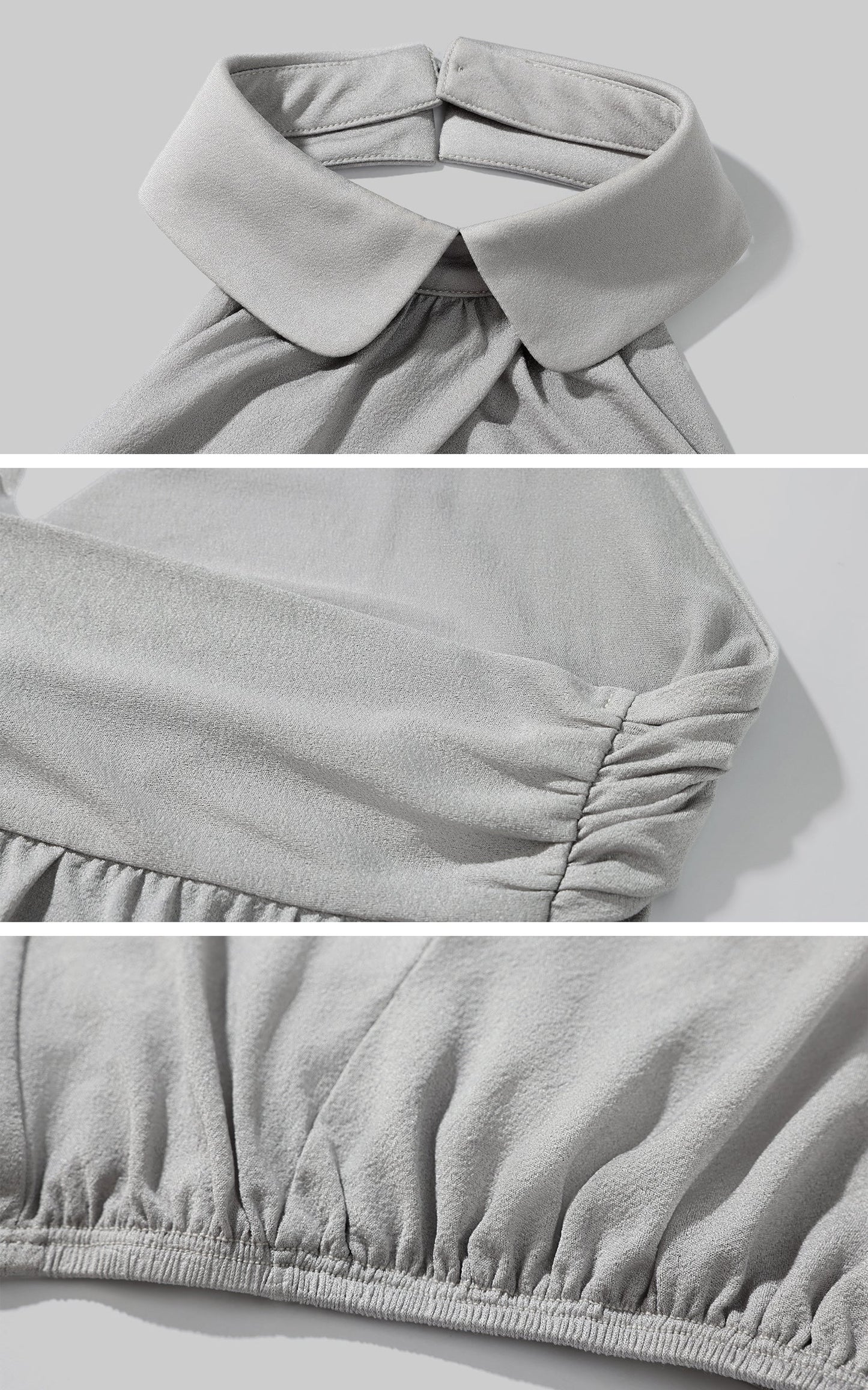Soft Halter Collar Top