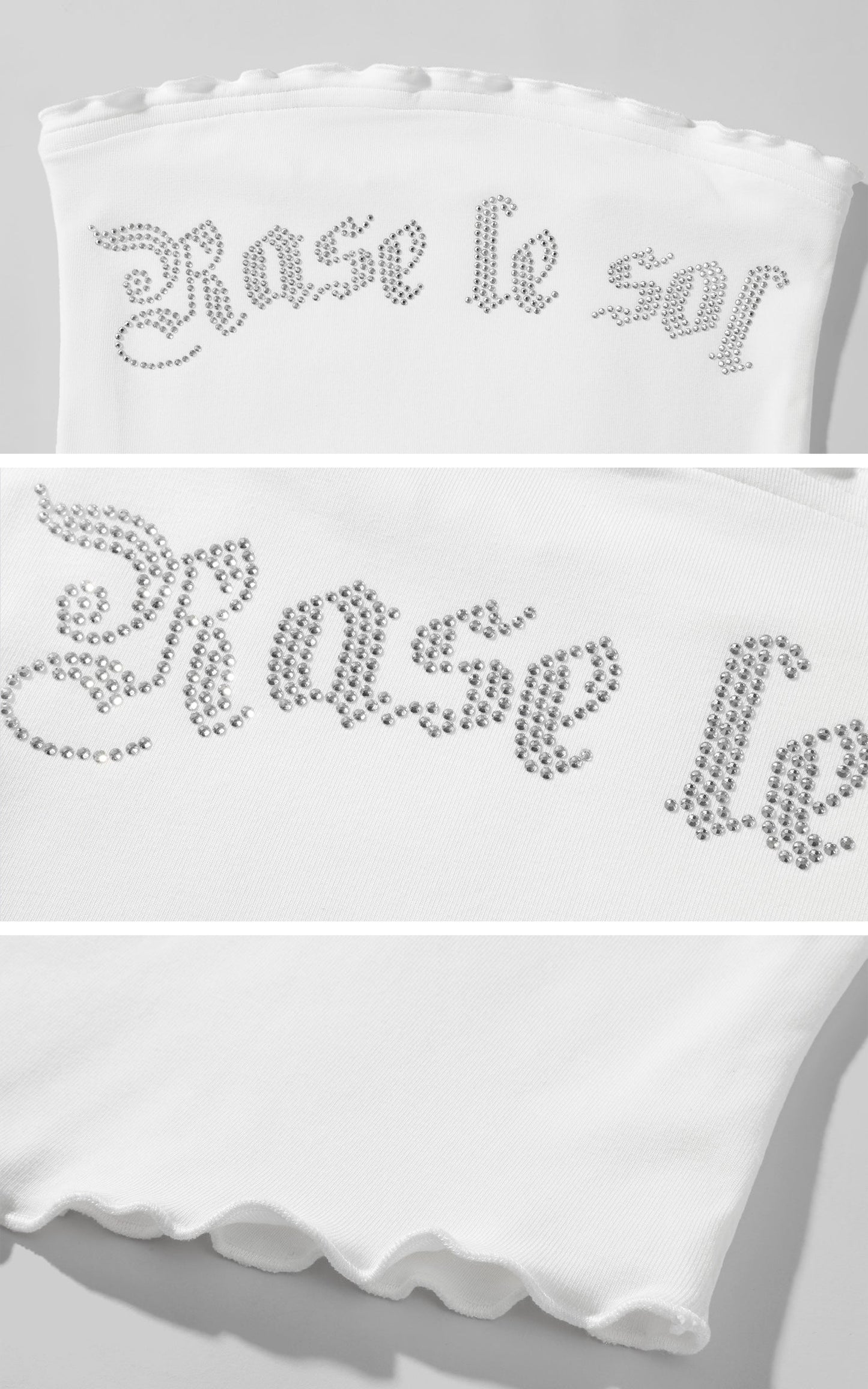 Rhinestone Logo Tube Top