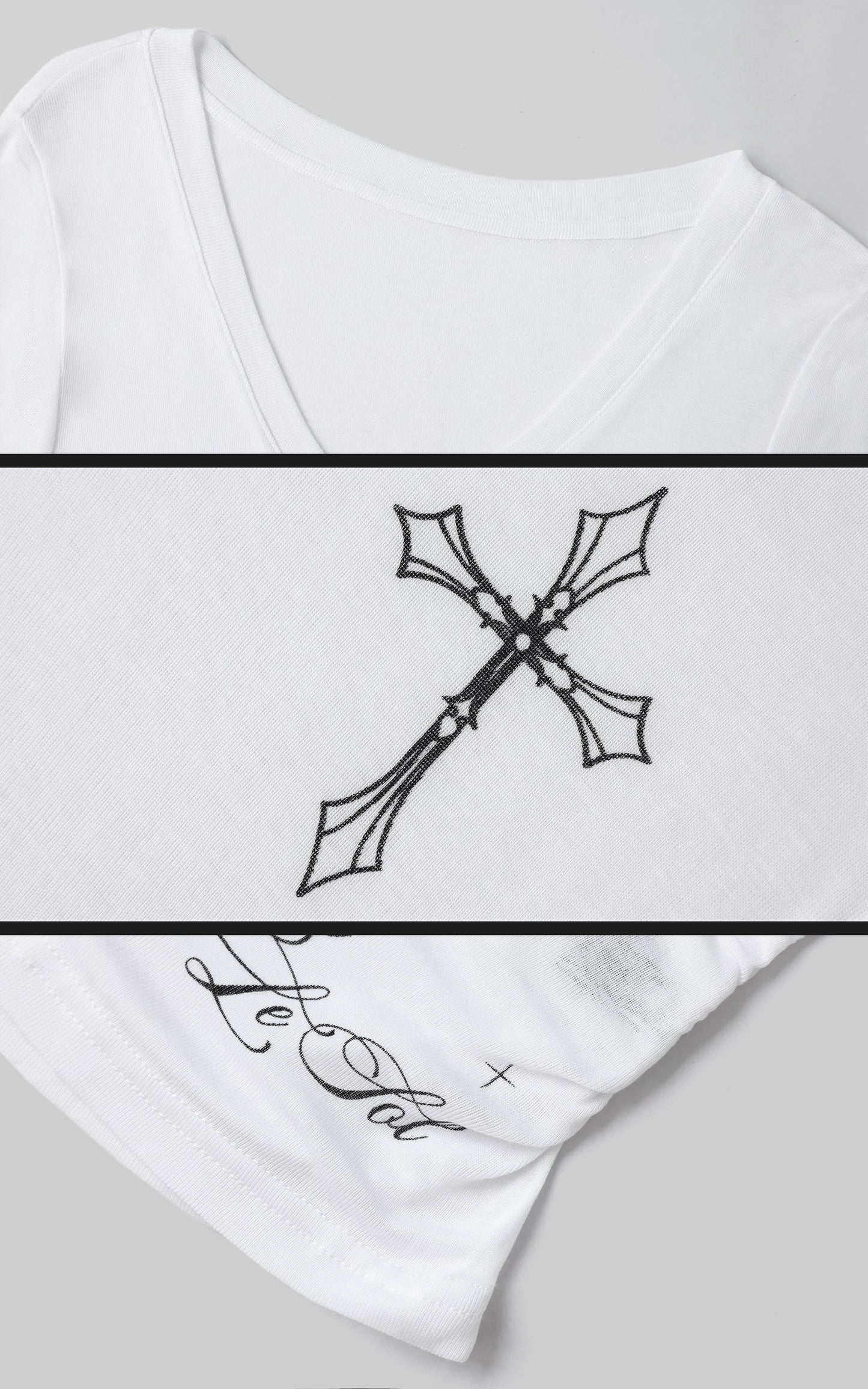 V-Neck Printed T-Shirt