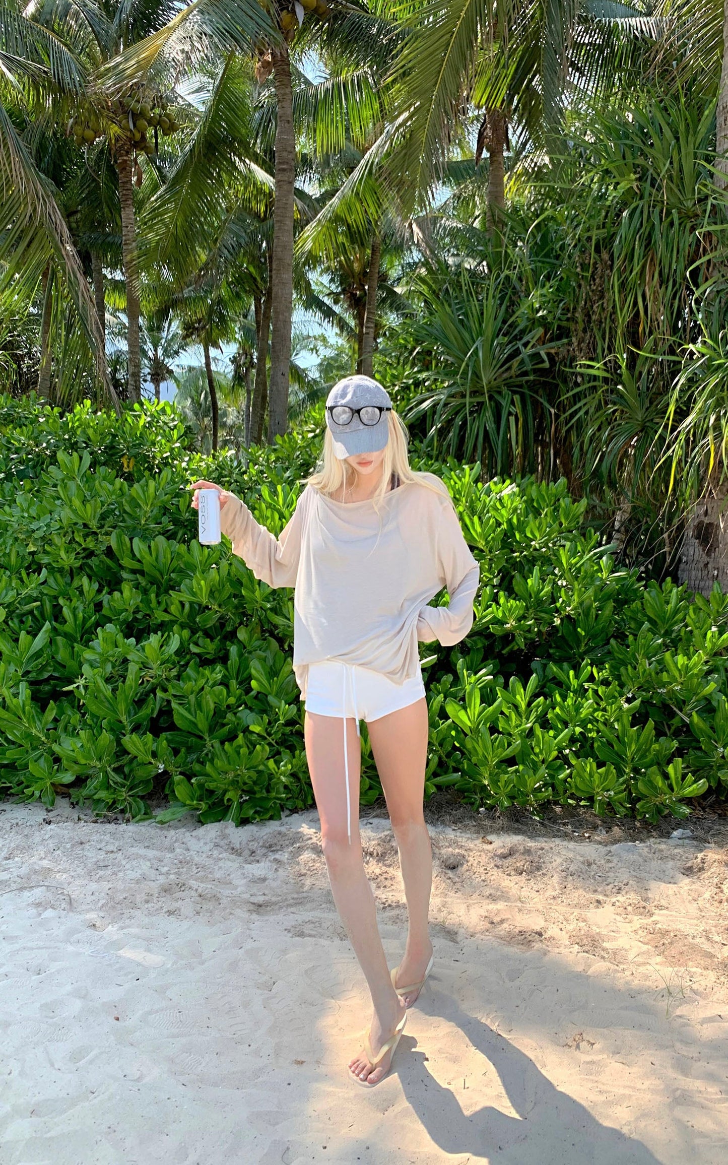 Fluid Knit Long Sleeve Top