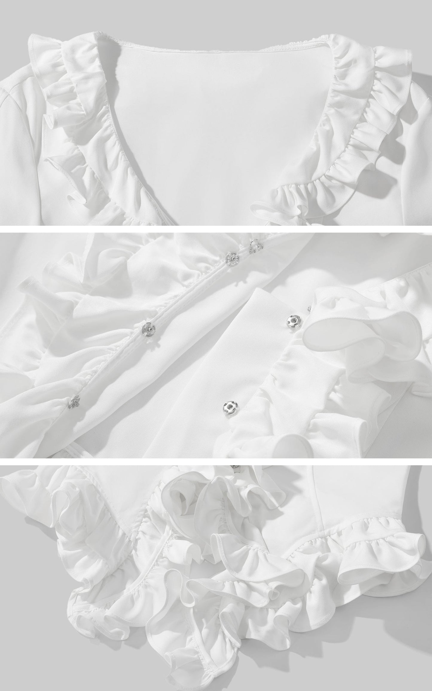 Ruffled Sculptural Shirt