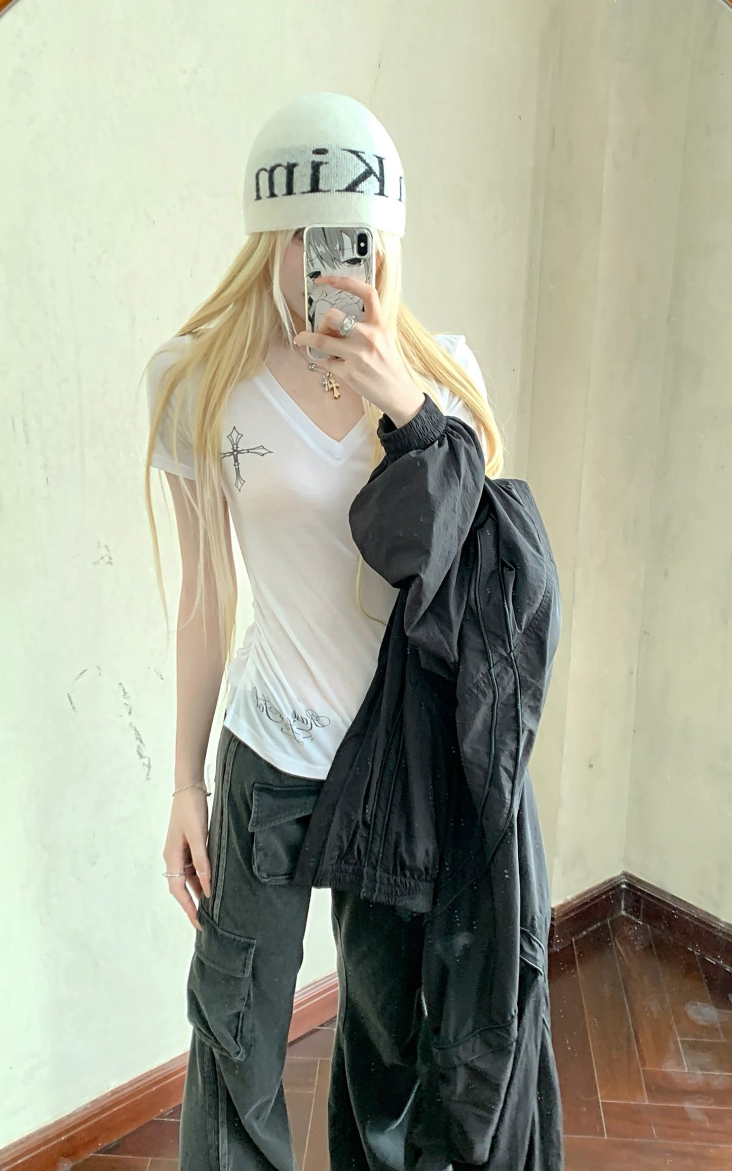 V-Neck Printed T-Shirt