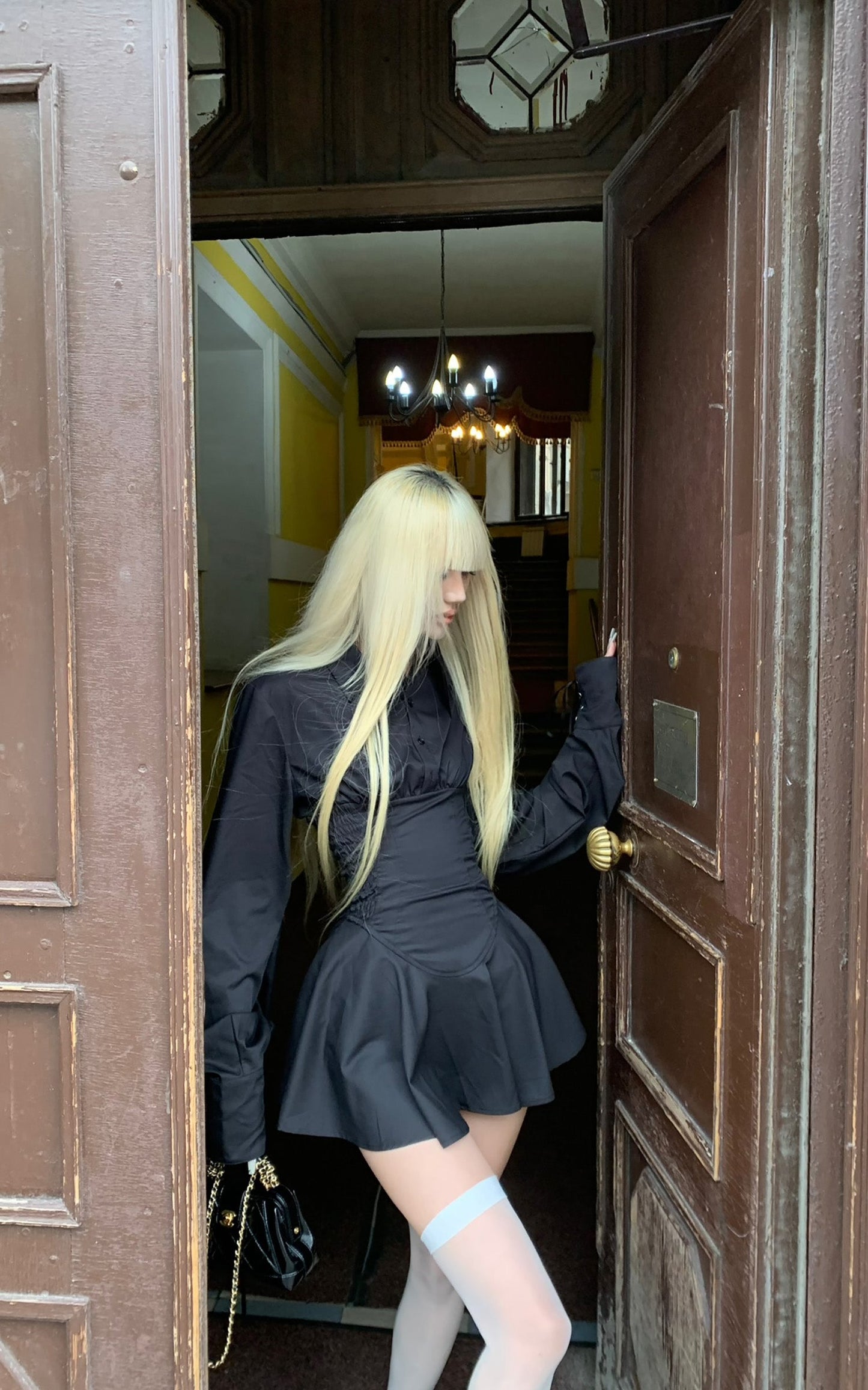 Black Shirt Dress