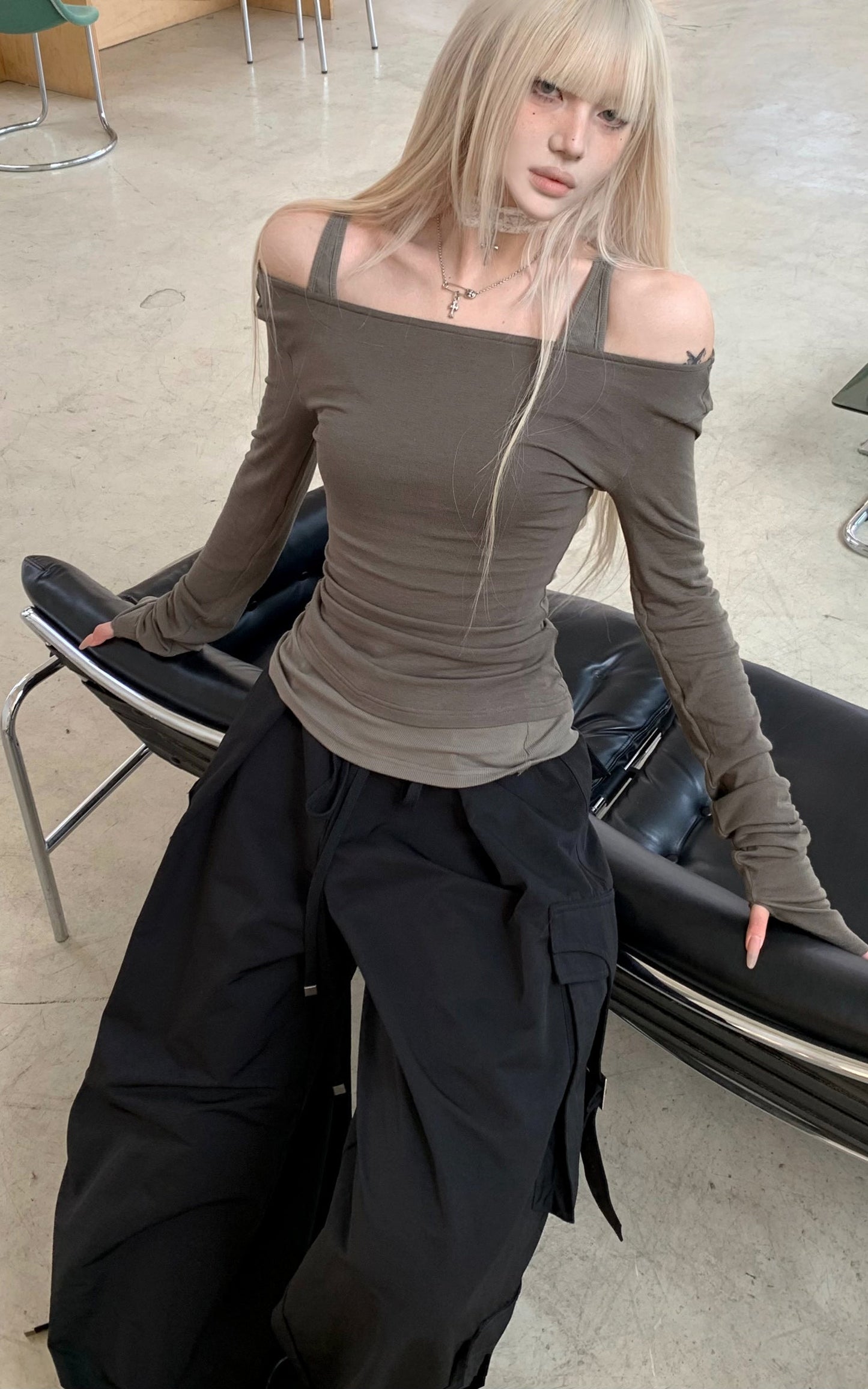 Off-Shoulder Two-Piece Top