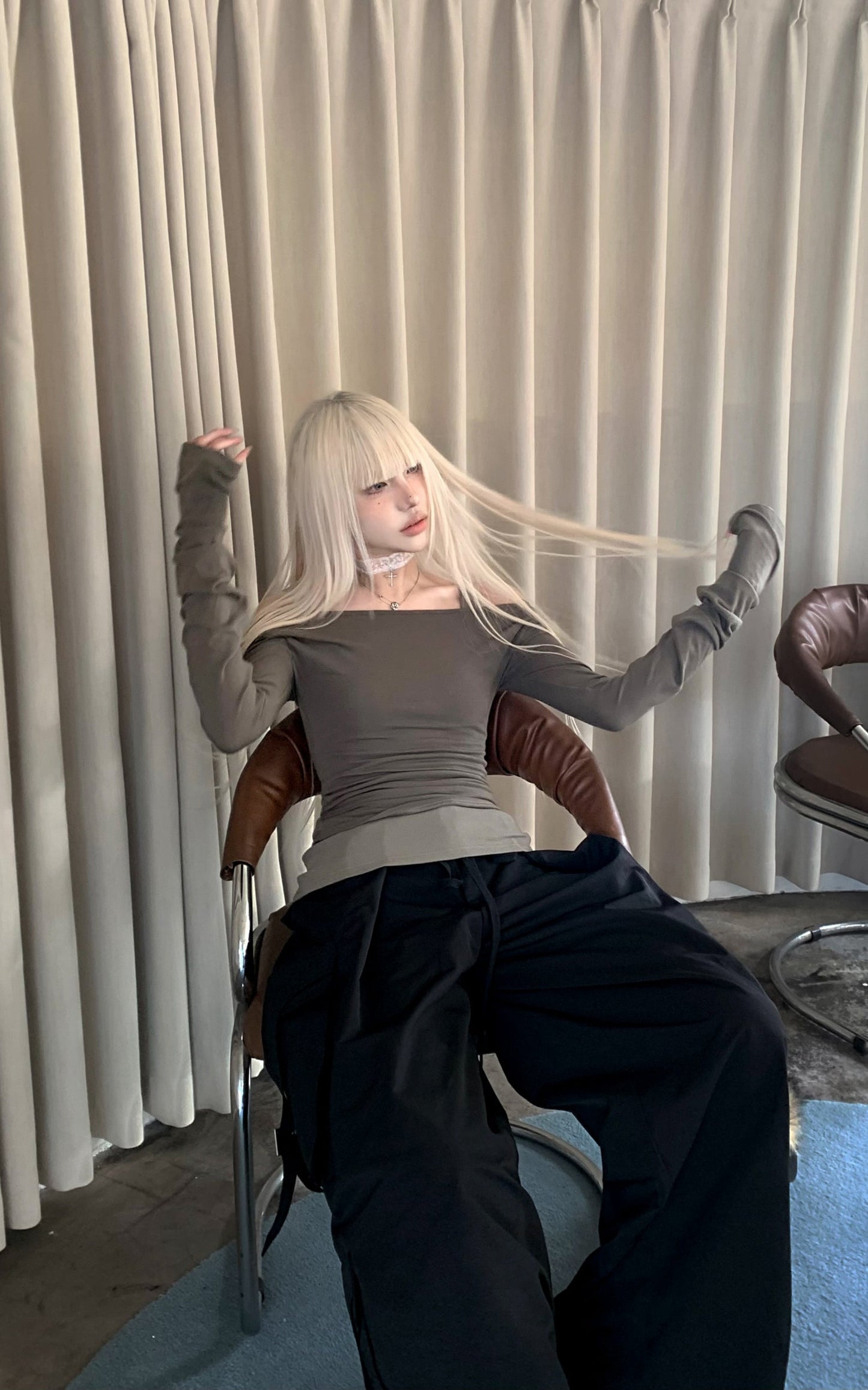 Off-Shoulder Two-Piece Top