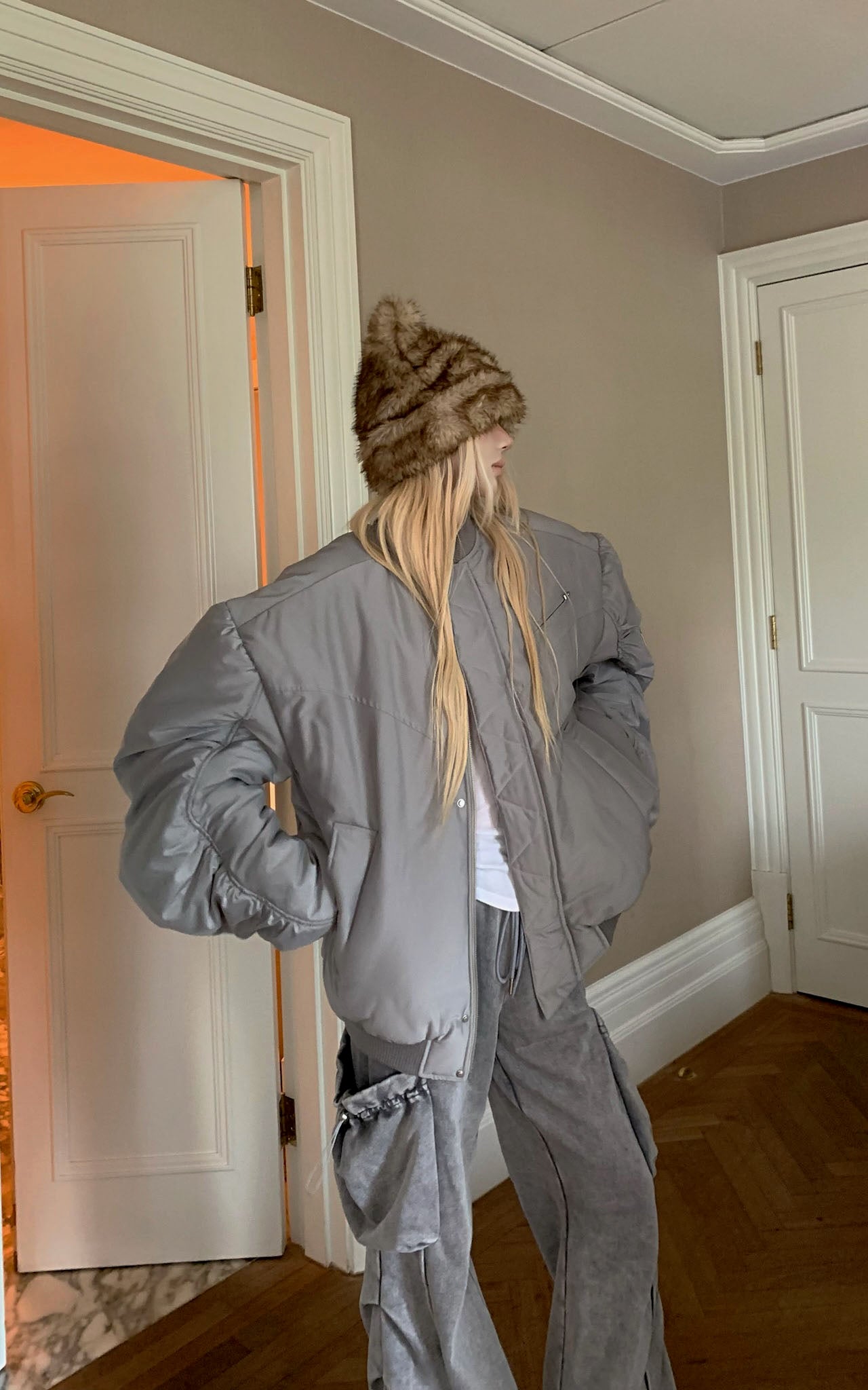 Faux Fur Fuzzy Hat