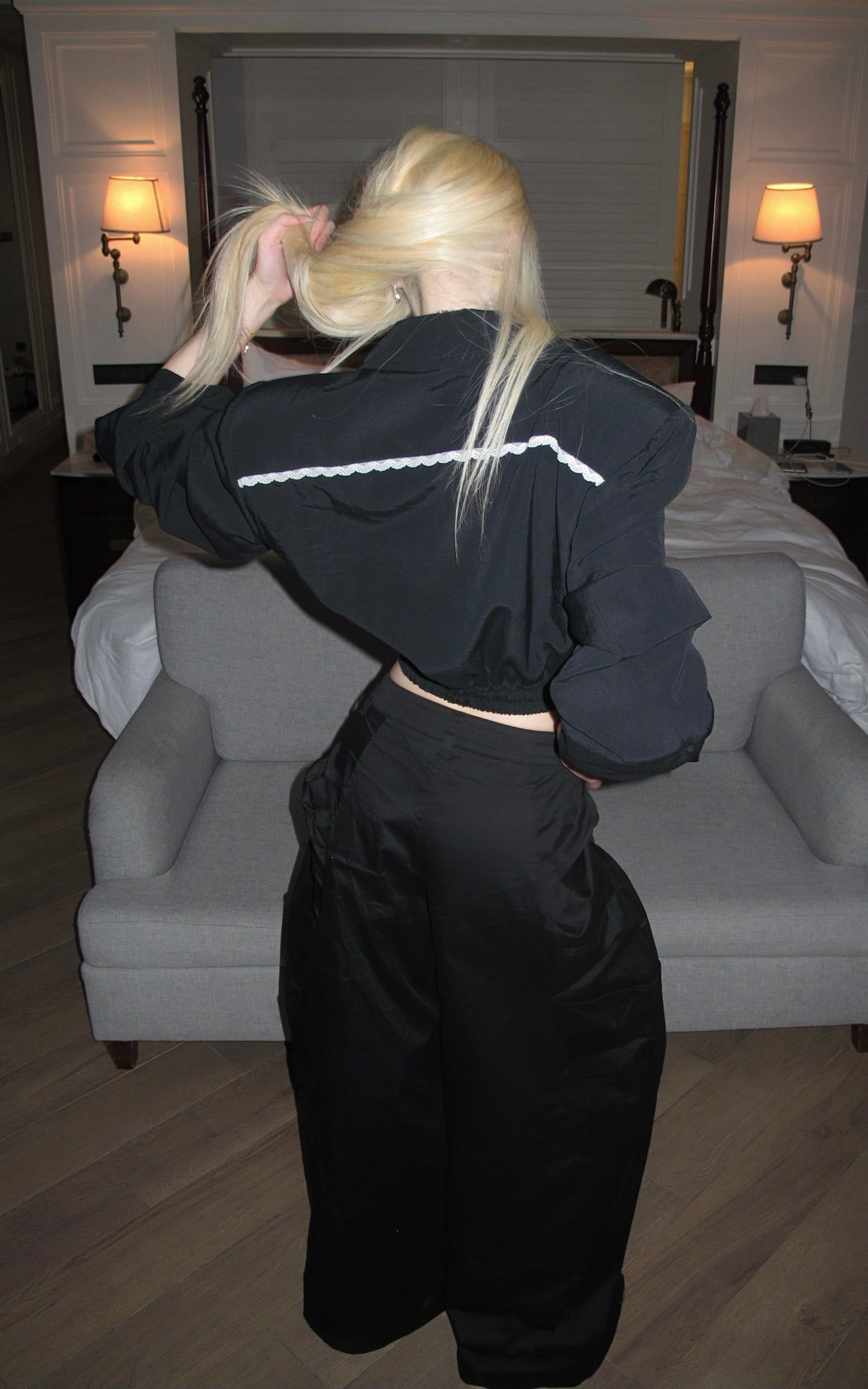 Minimalist Structured Wide-leg Trousers