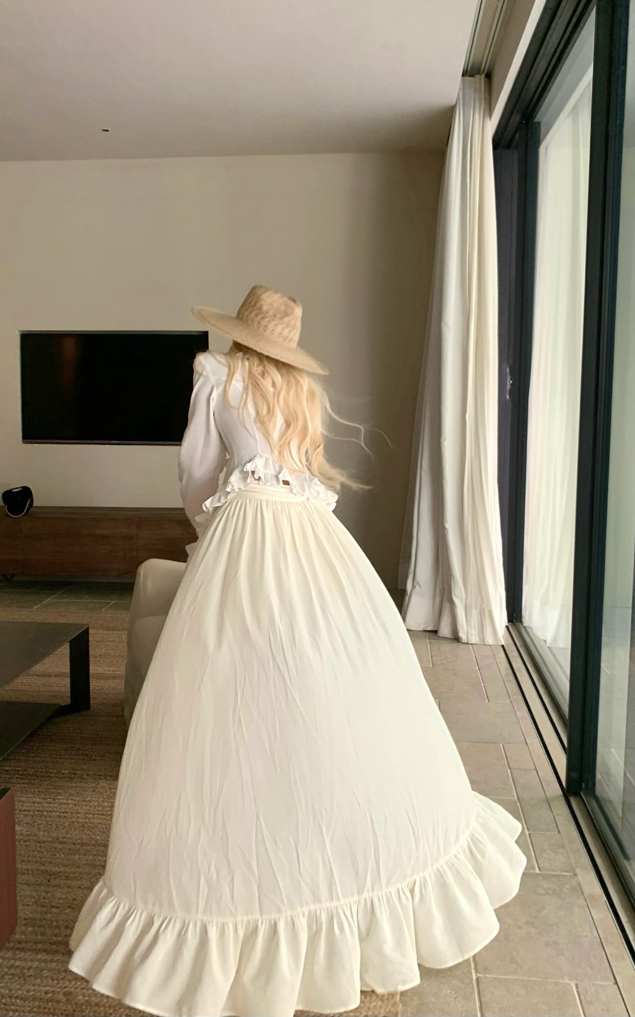 Ruffled Sculptural Shirt