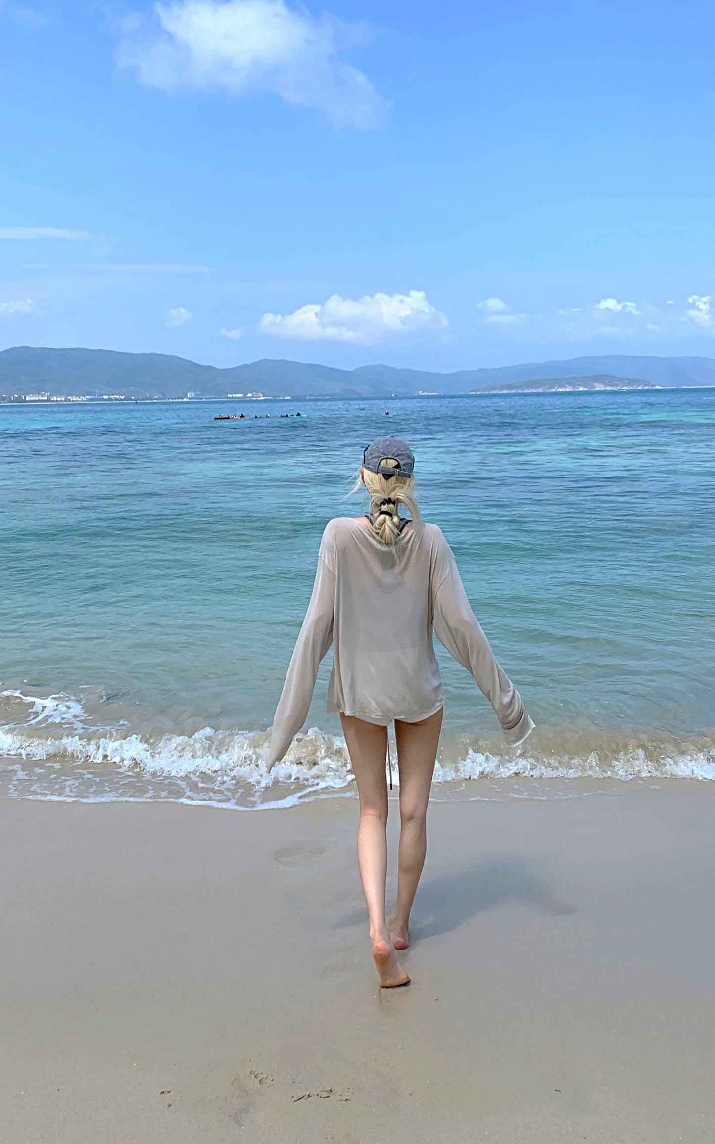 Fluid Knit Long Sleeve Top