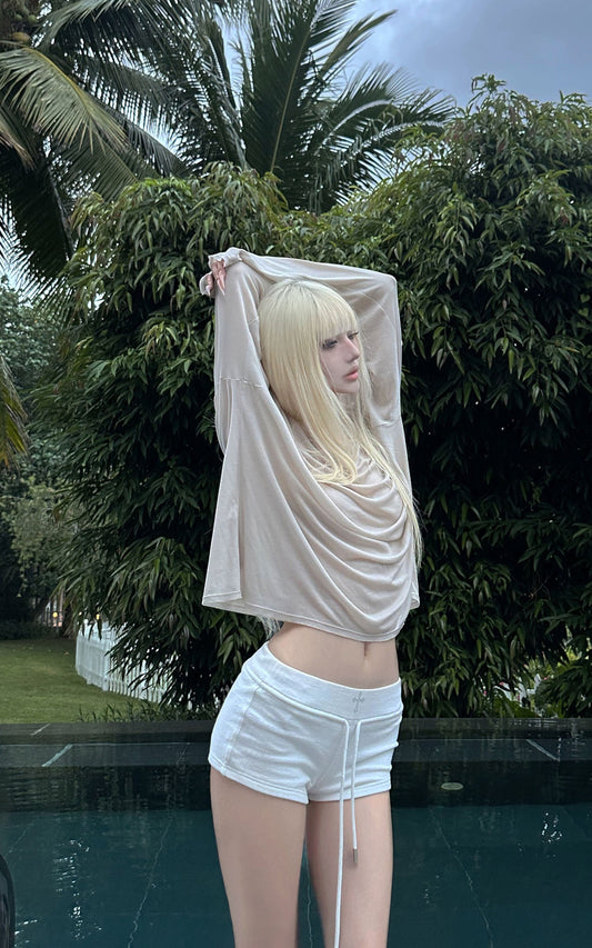 Fluid Knit Long Sleeve Top