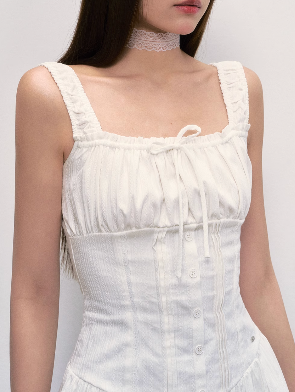 White Chiffon Dress