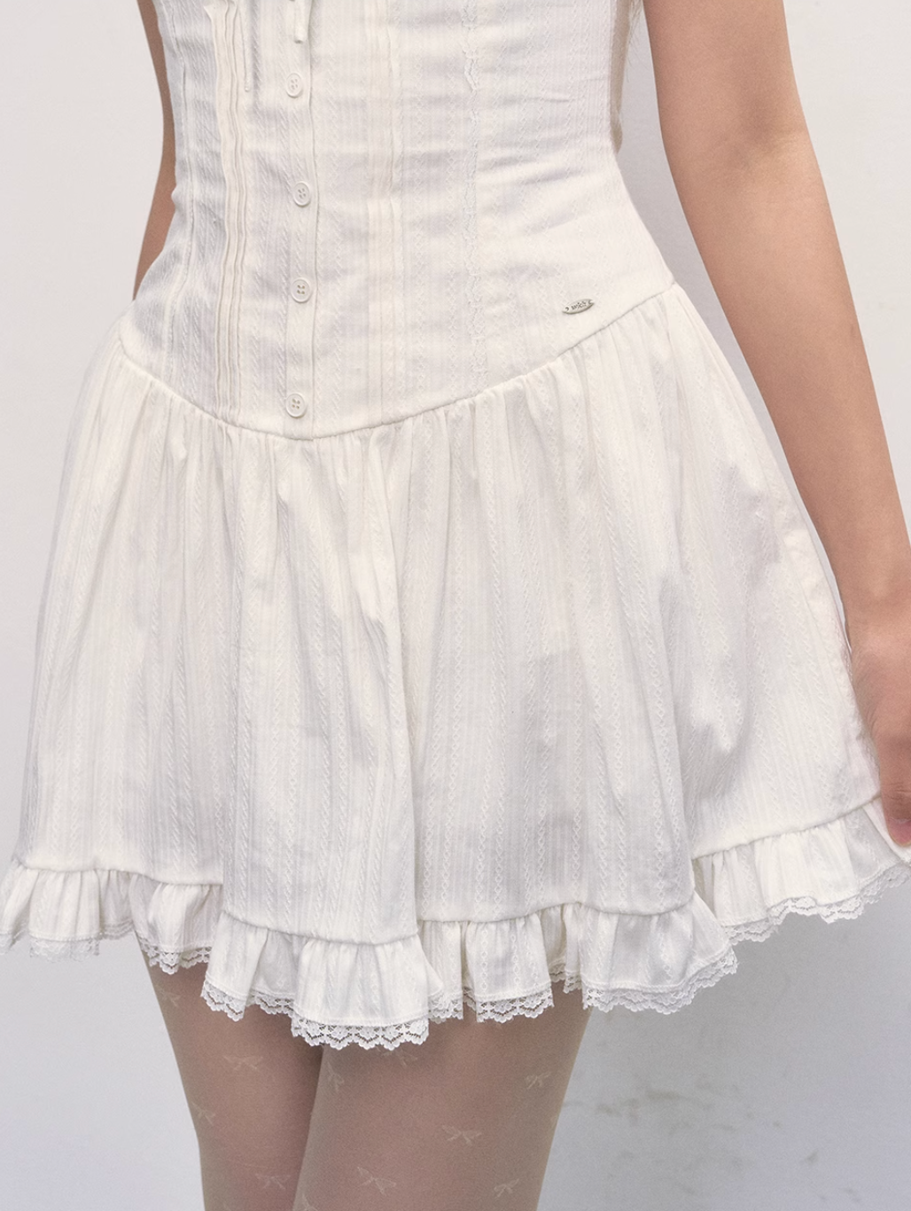 White Chiffon Dress