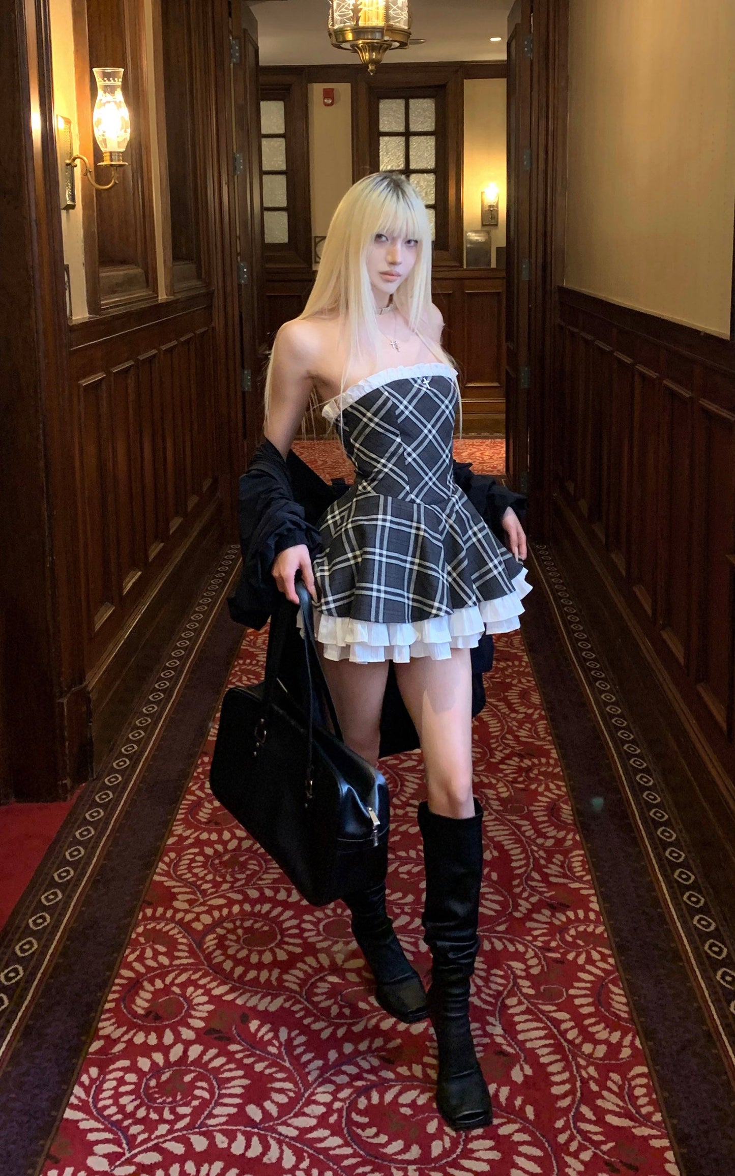 Strapless Sculpted Dress