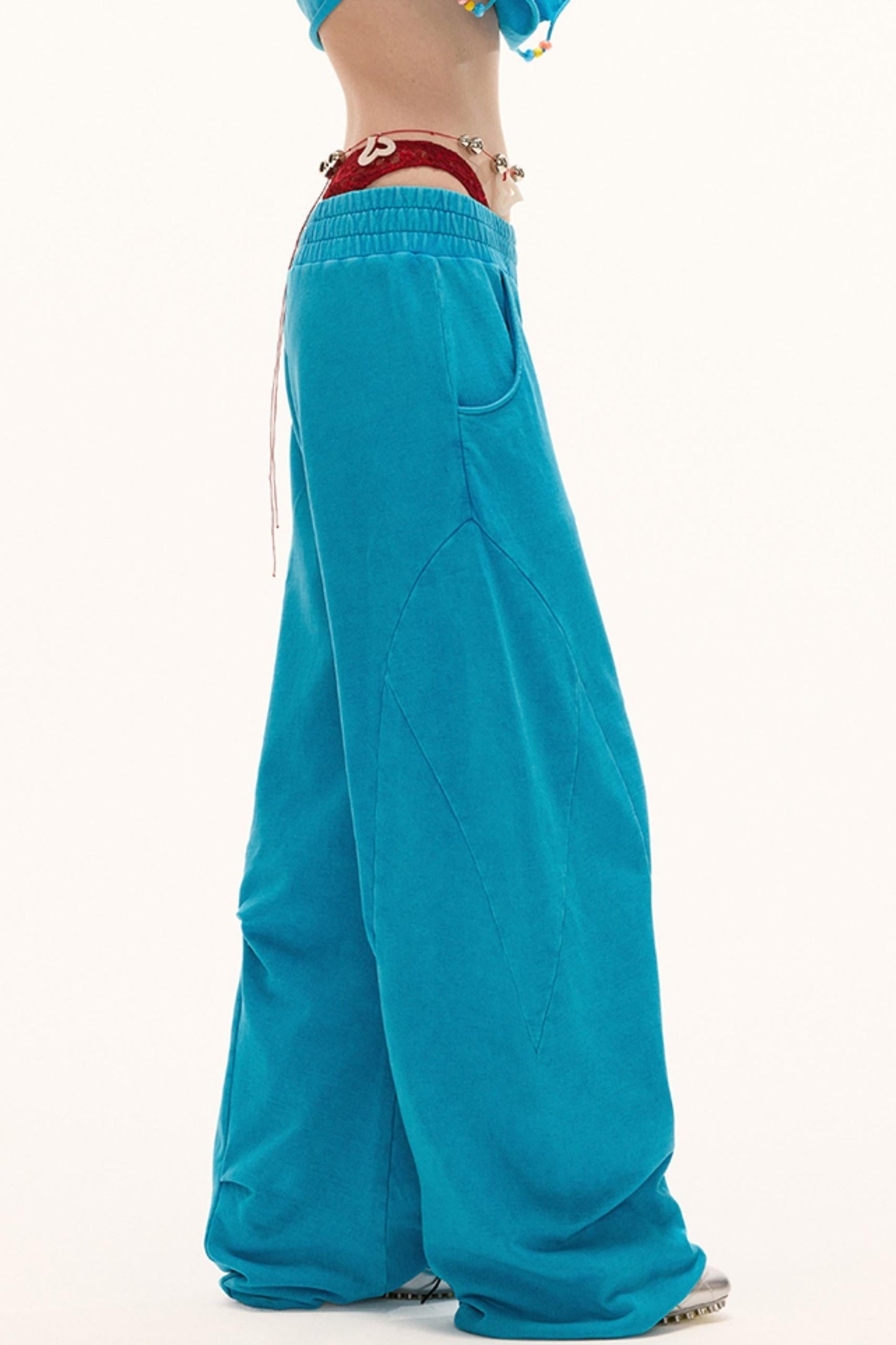 Blue Detail Pants