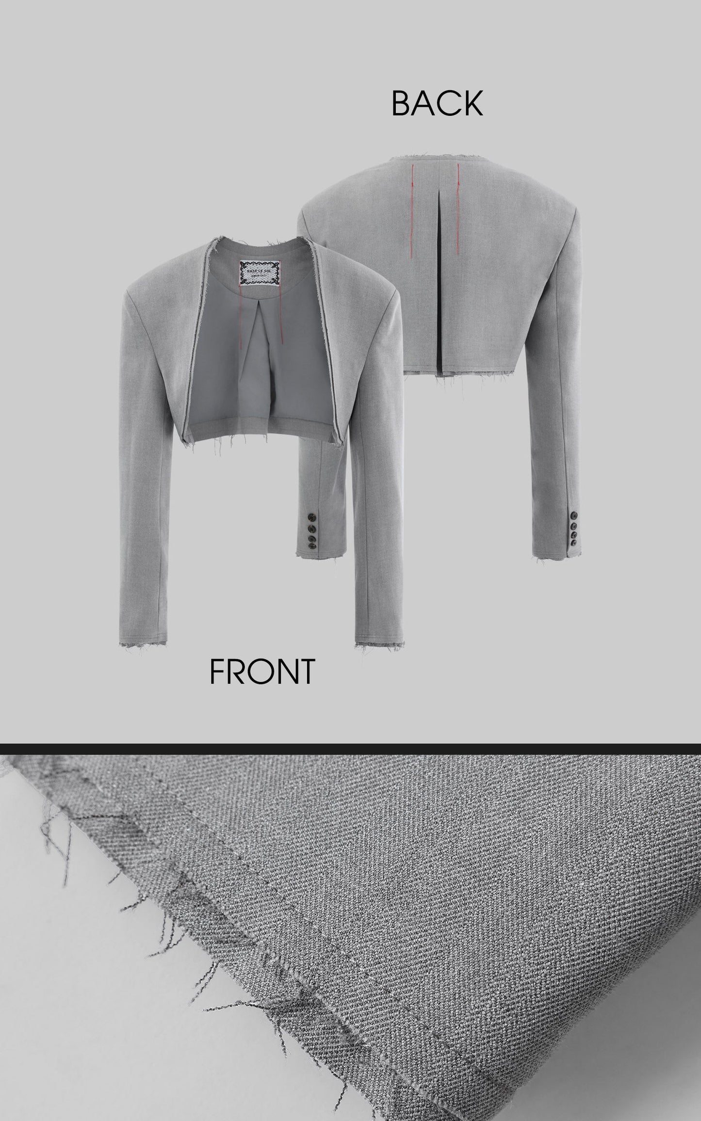 Blazer, Bralette, and Wide-Leg Pants Set