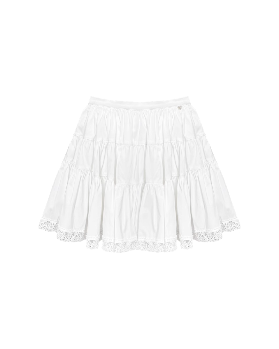 V-Neck Side Line Long Sleeve Top / Flare skirt