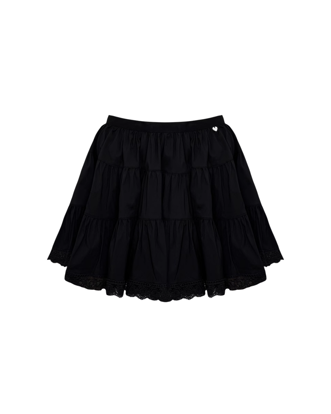 V-Neck Side Line Long Sleeve Top / Flare skirt
