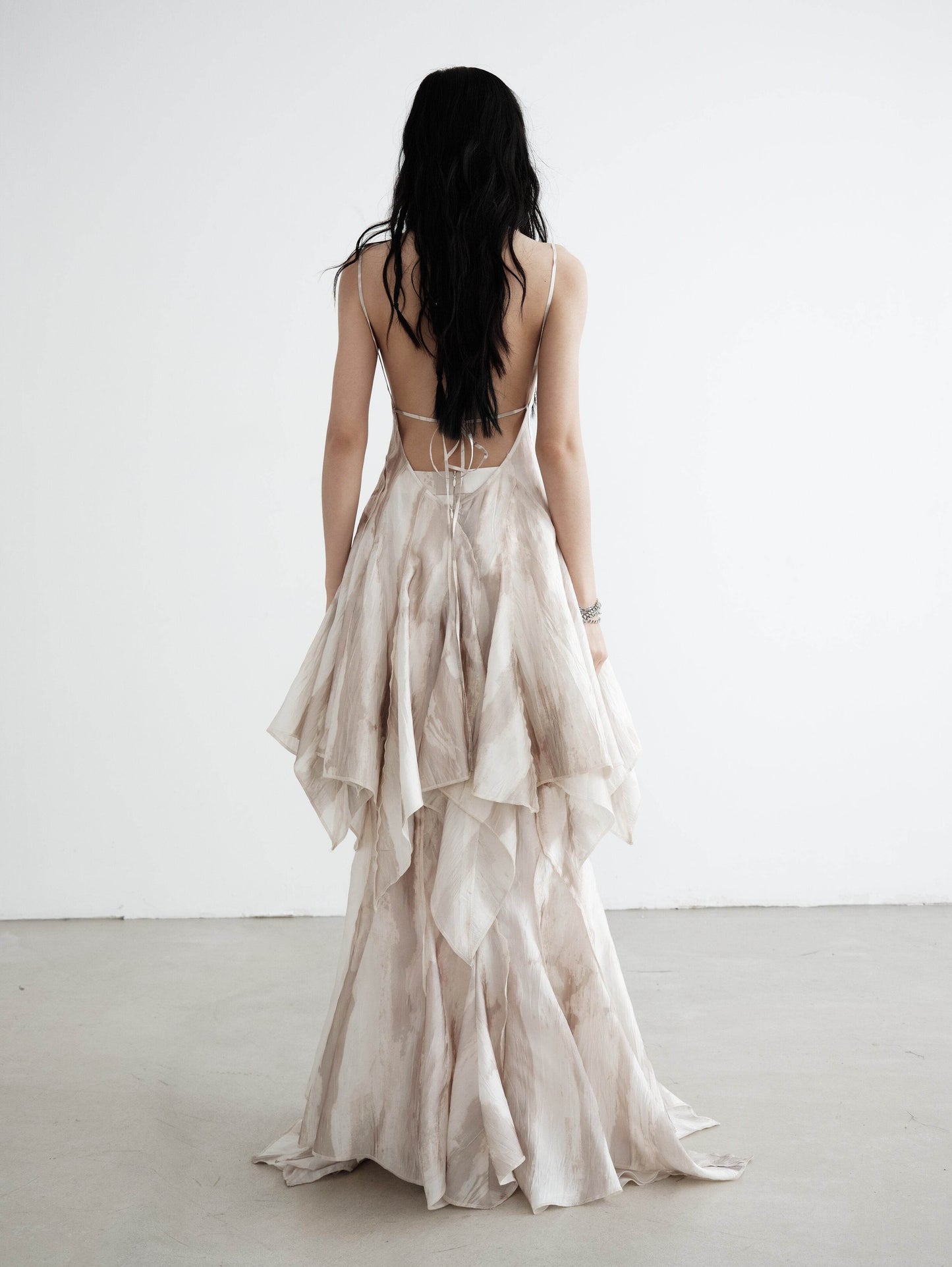 Asymmetrical Floor-Length Voluminous Skirt - My Store