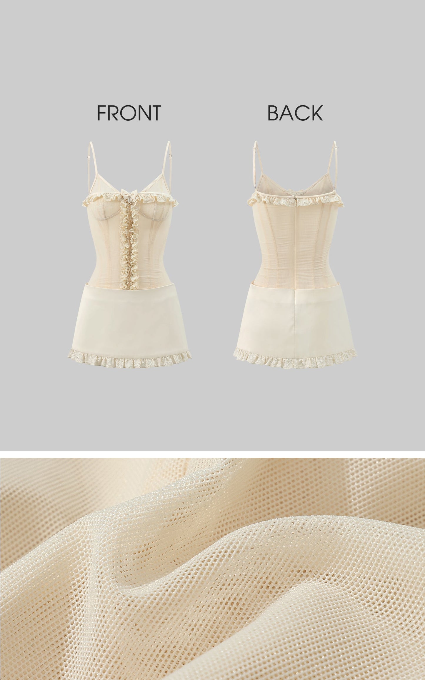 Lace Trim Slip Dress