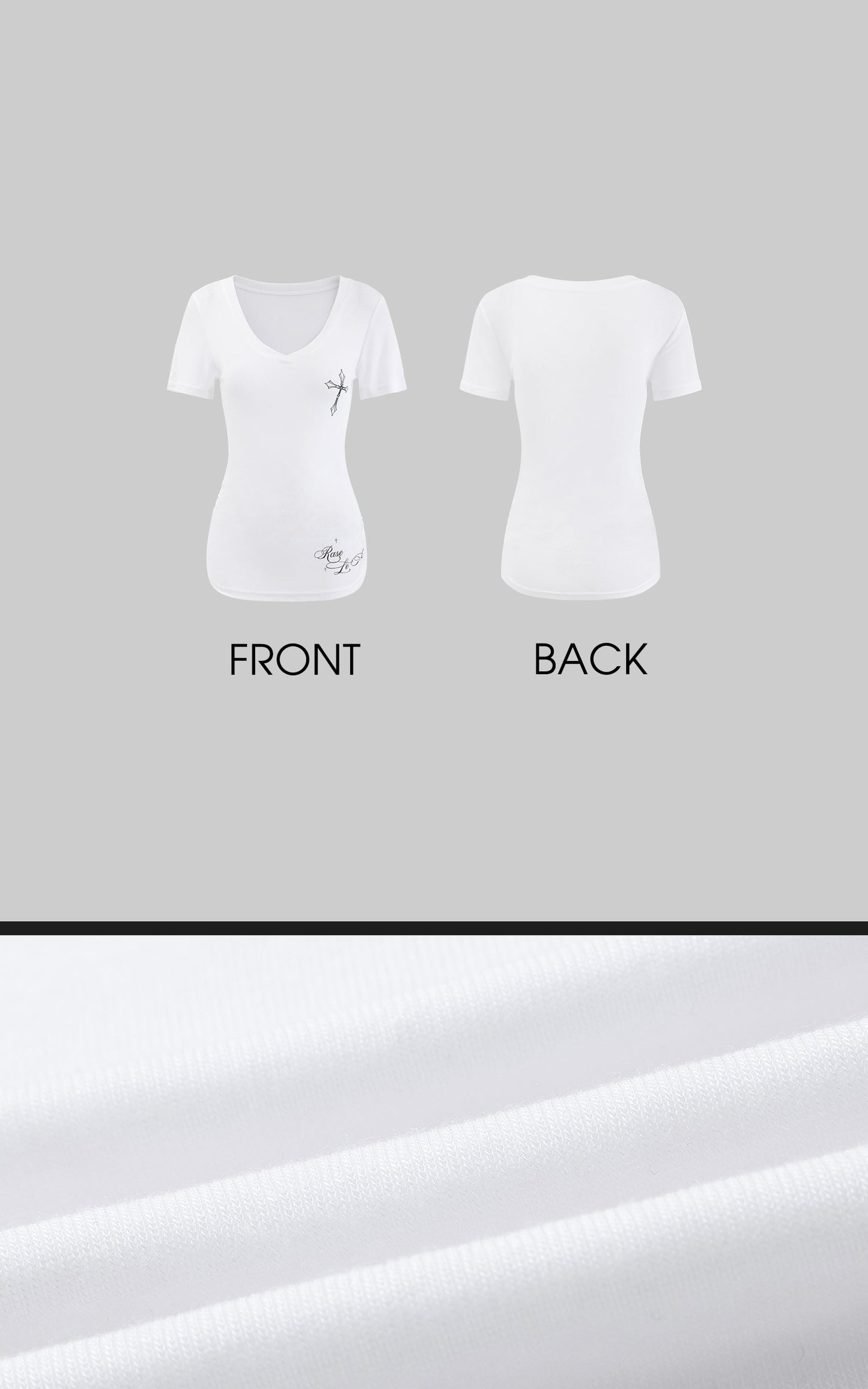 V-Neck Printed T-Shirt