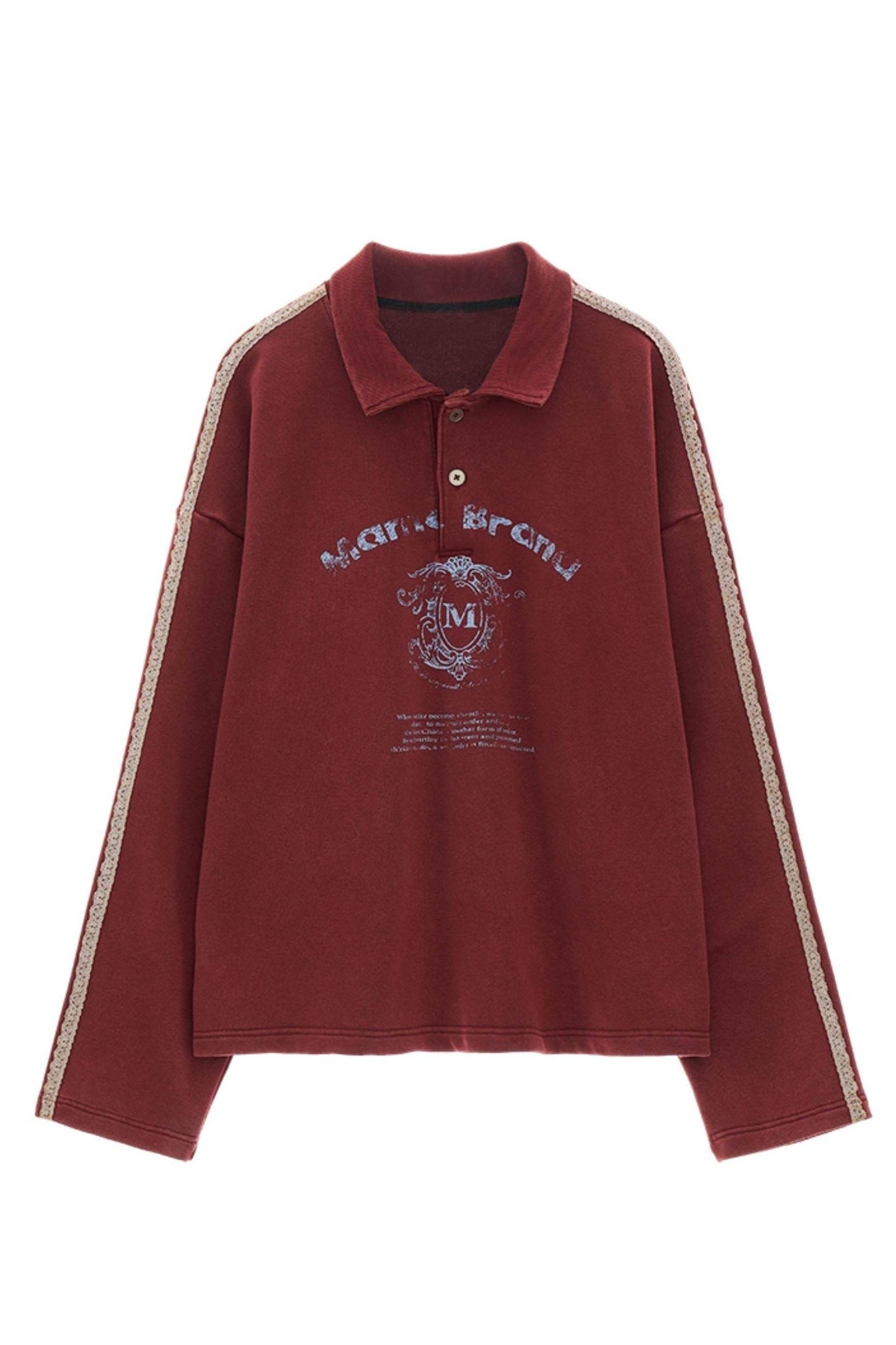 American Style Polo Sweatshirt - My Store