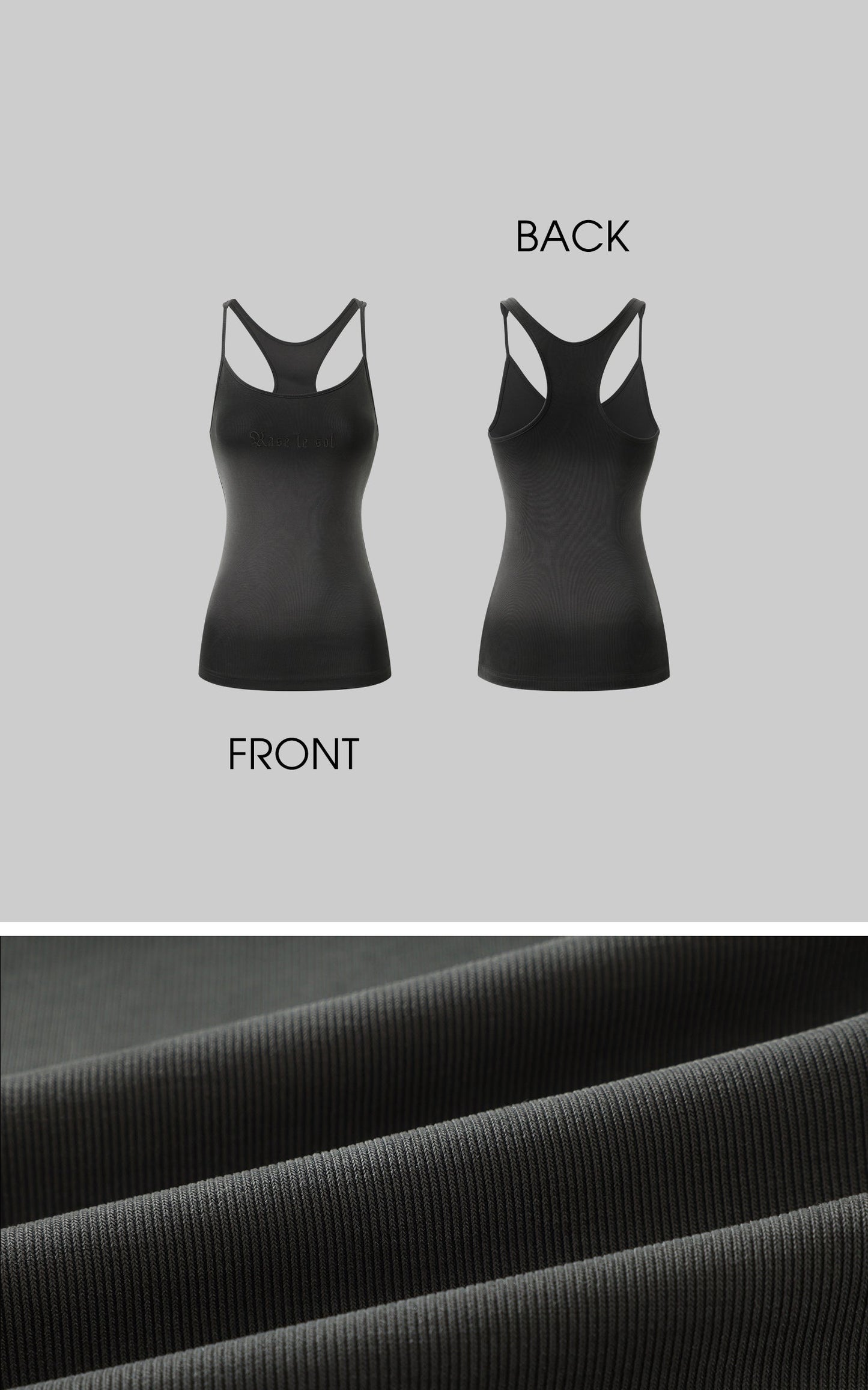 Fitted Racerback Tank Top