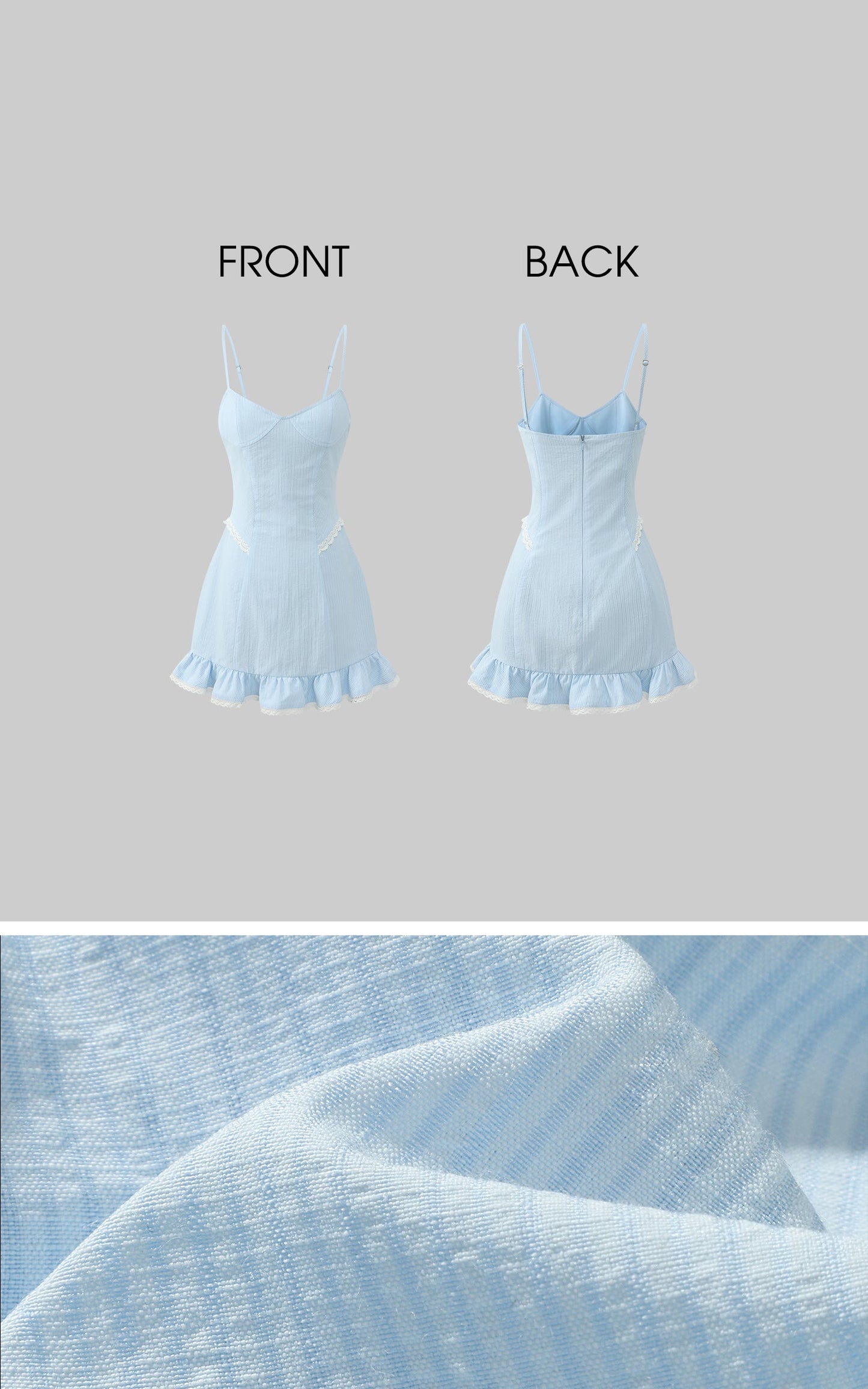 Light Slumber Lace-Trimmed Camisole Dress Set
