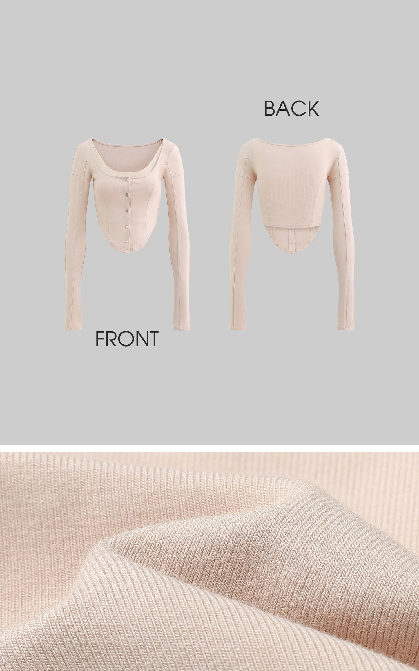Pink Long-Sleeve Top & Mermaid Skirt Set