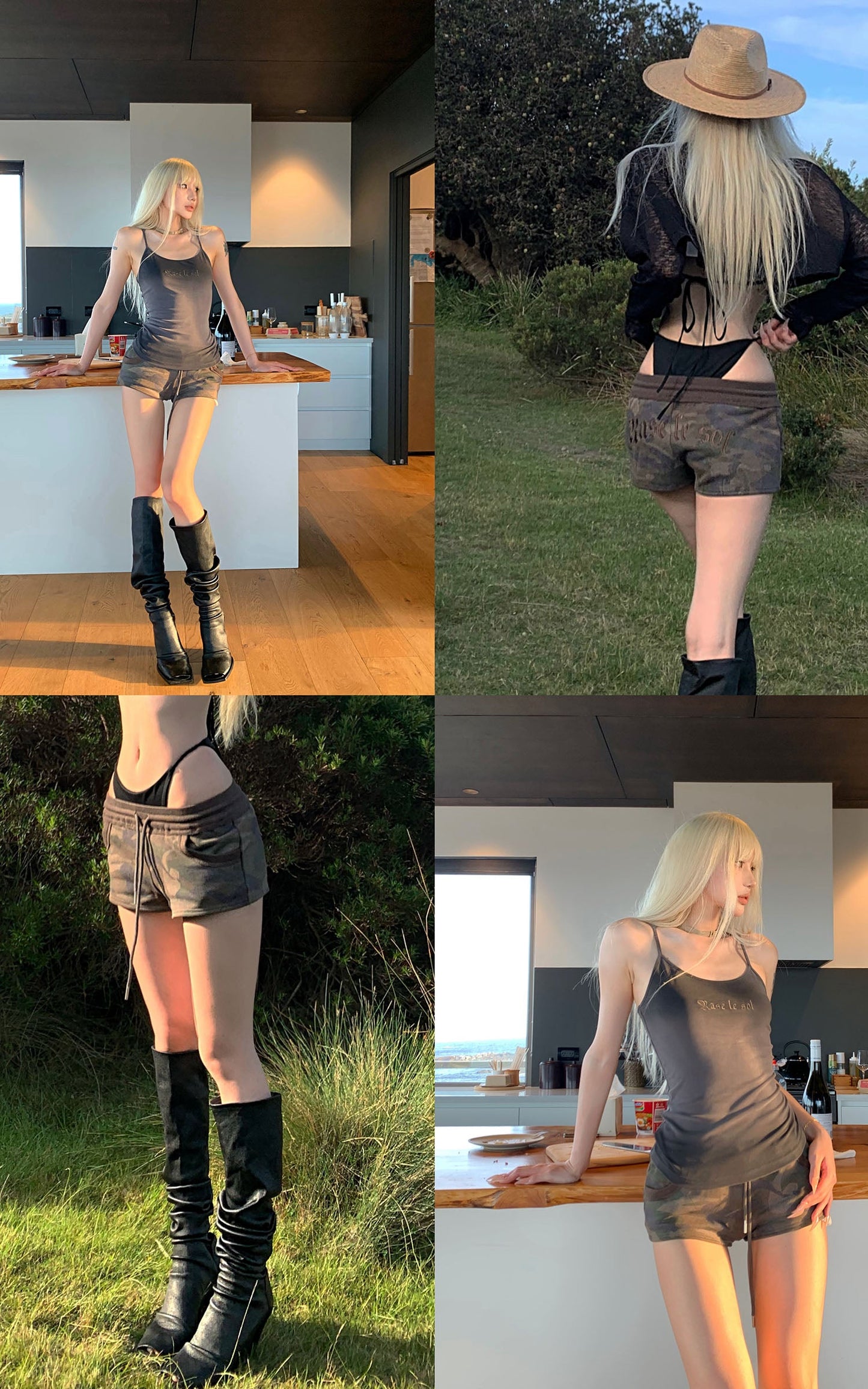 Camouflage Terry Shorts