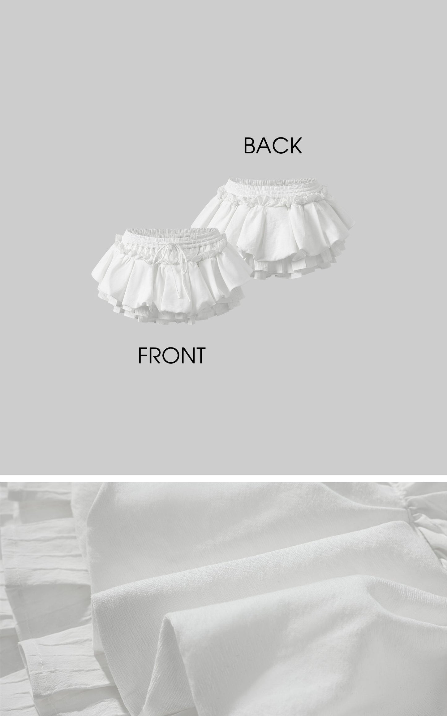 Layered Ruffle Mini Skirt