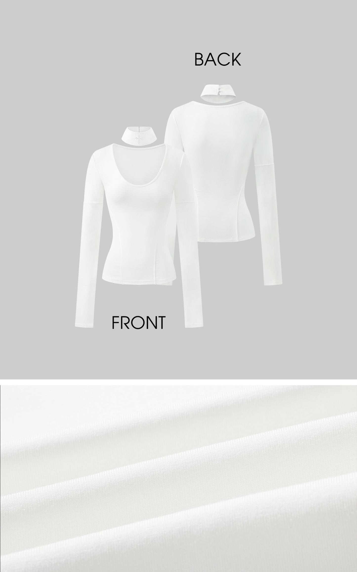 Sculpted Stretch Jersey Tee
