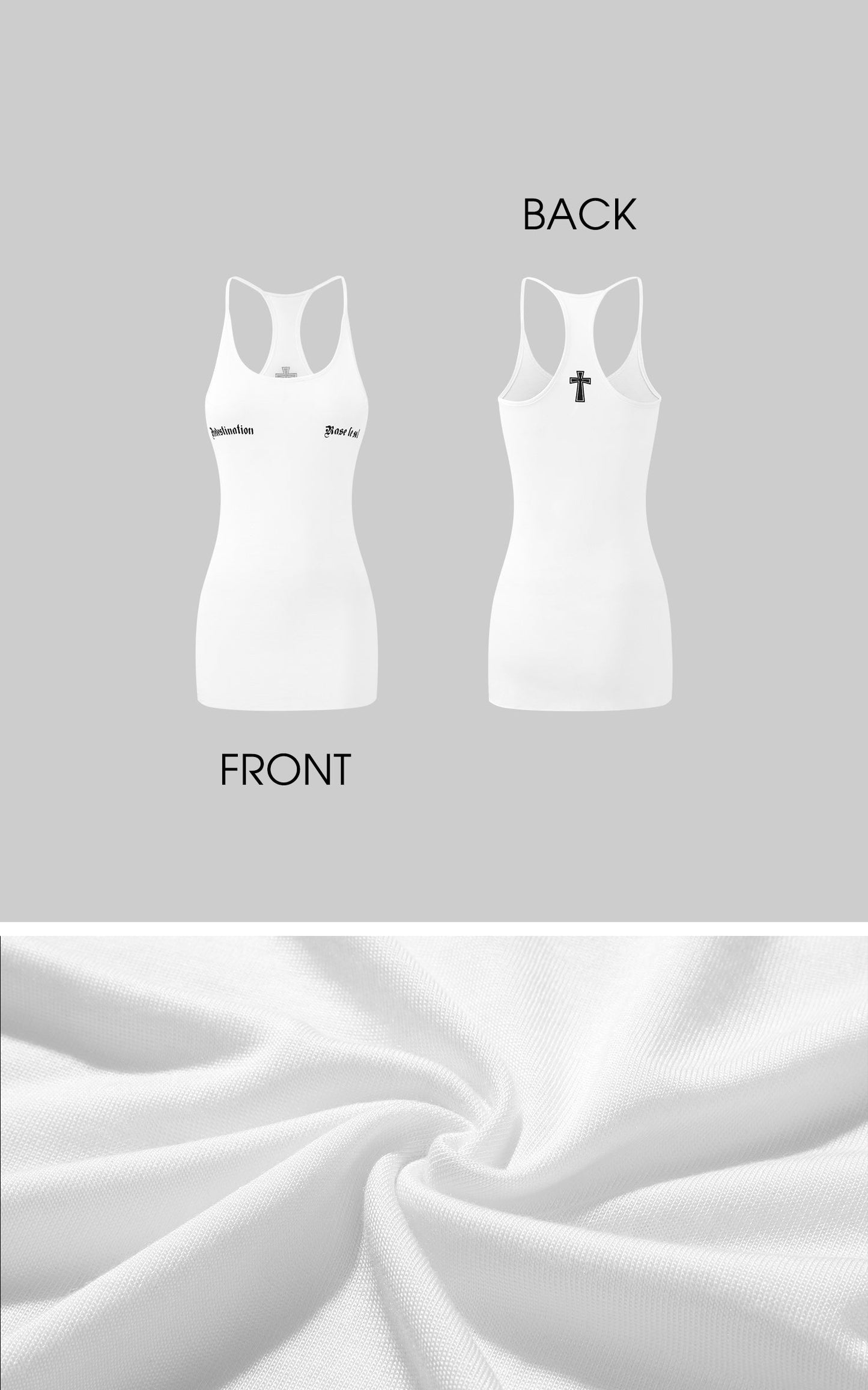 Fitted Jersey Racerback Tank