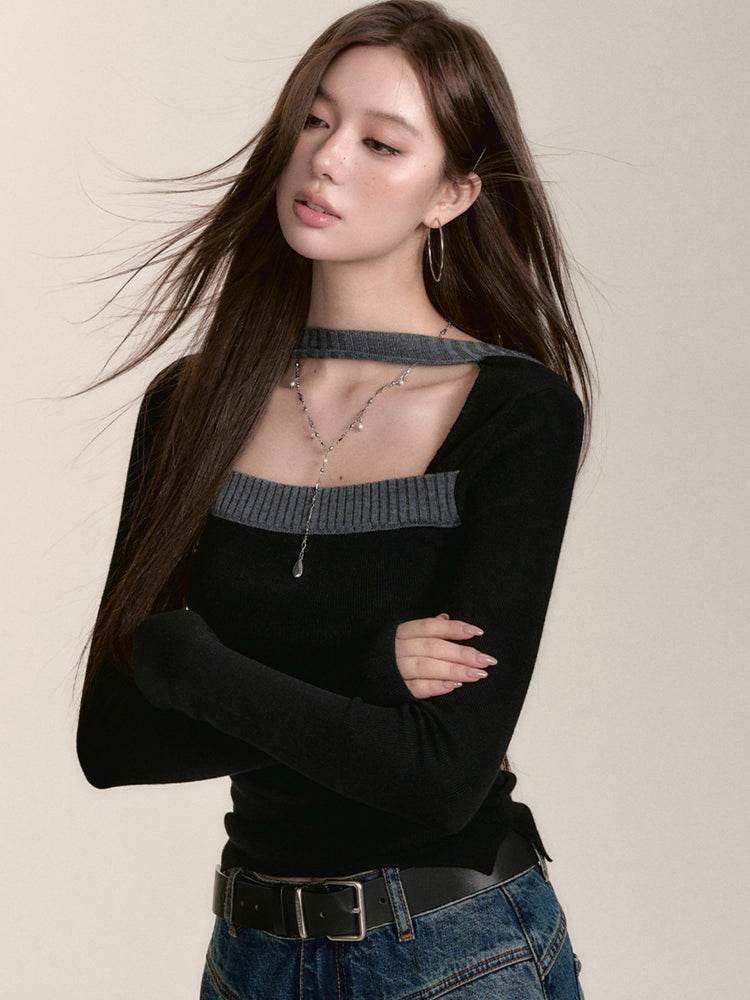 Via Pitti Knit Blouse Top - My Store
