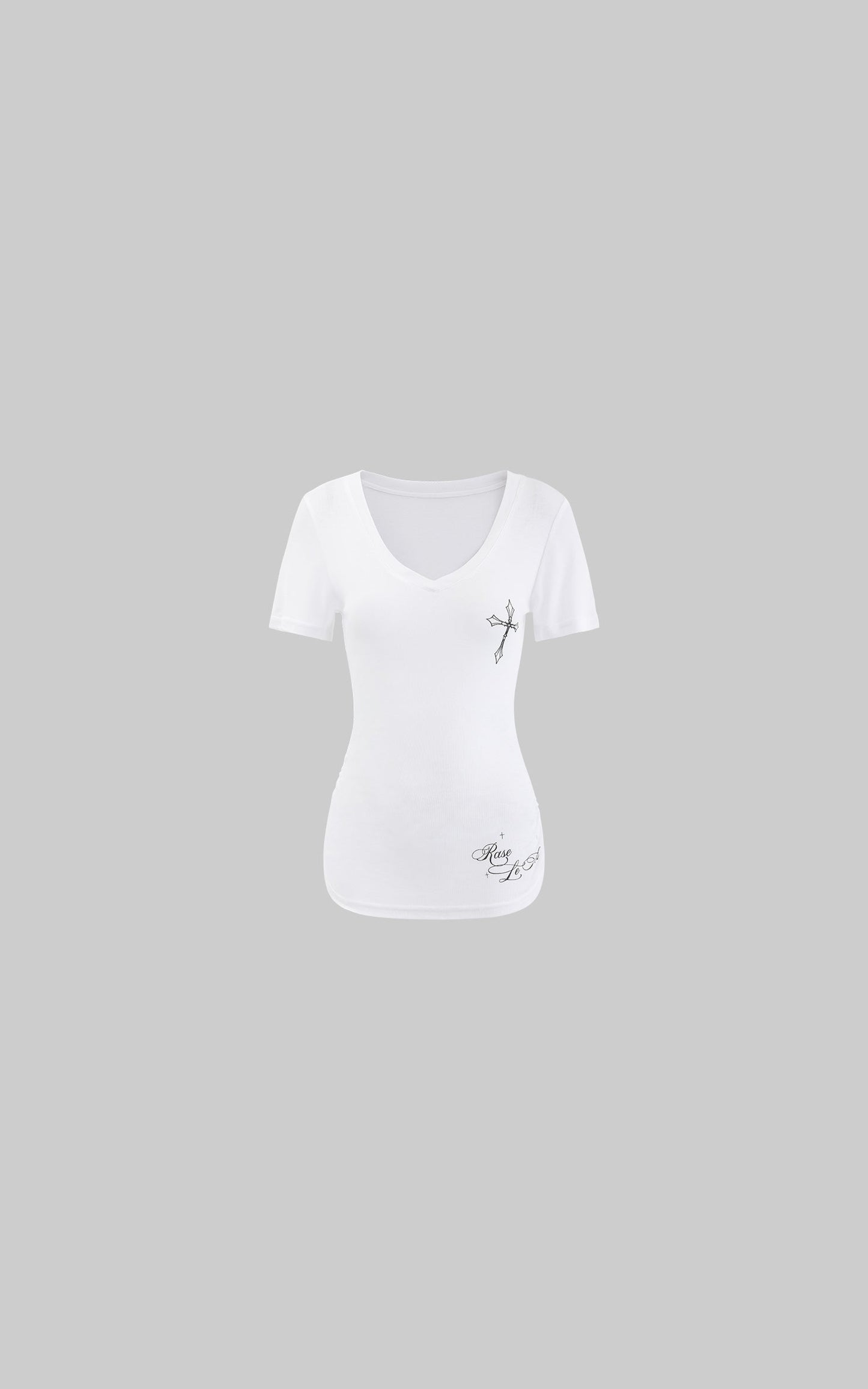 V-Neck Printed T-Shirt