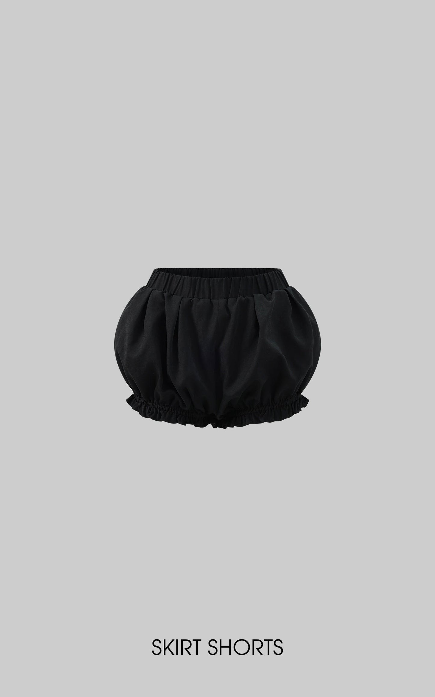 Bow Detail Strapless Top and Bubble Skirt Shorts Set