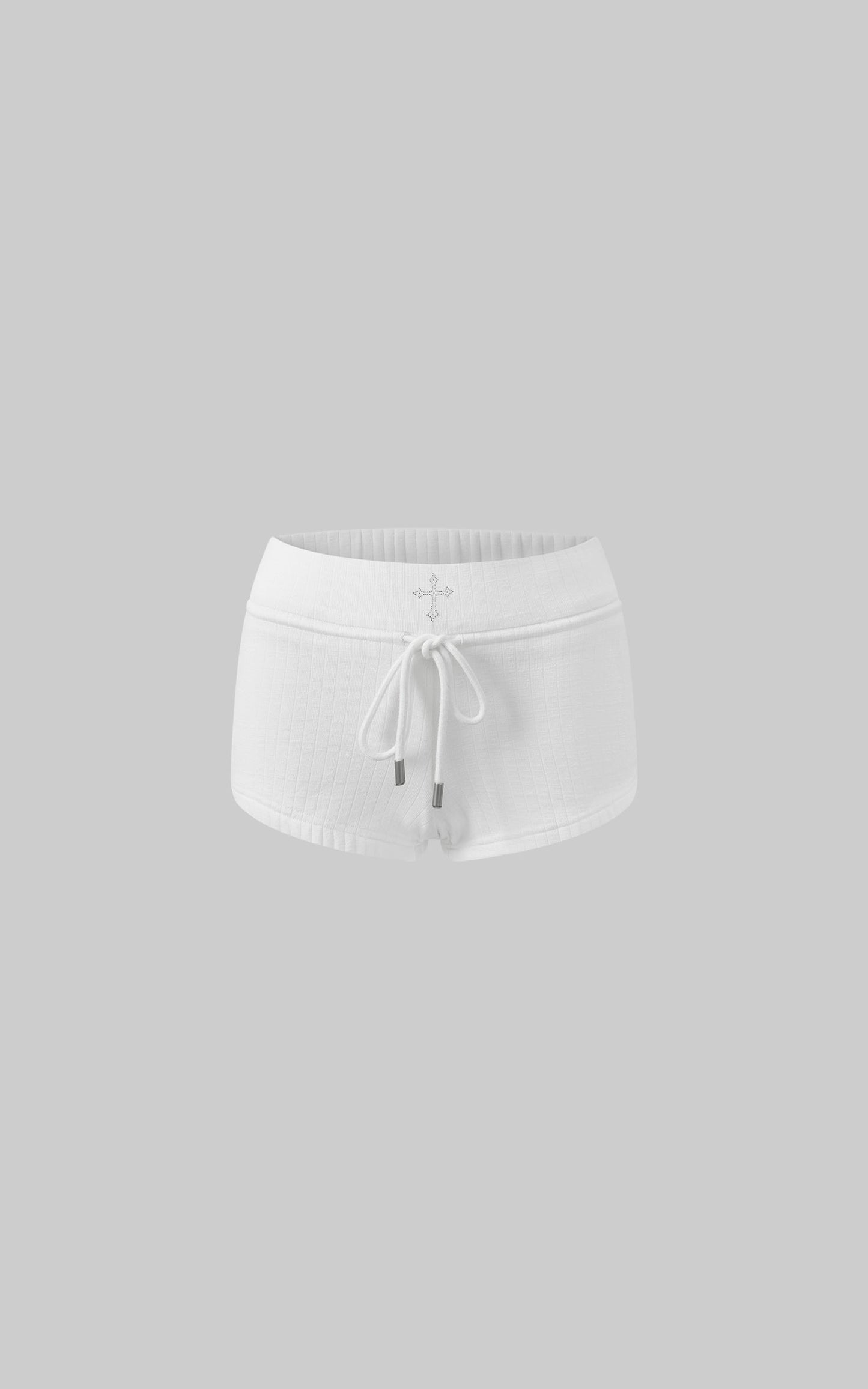 Quilted Texture Stretch Shorts