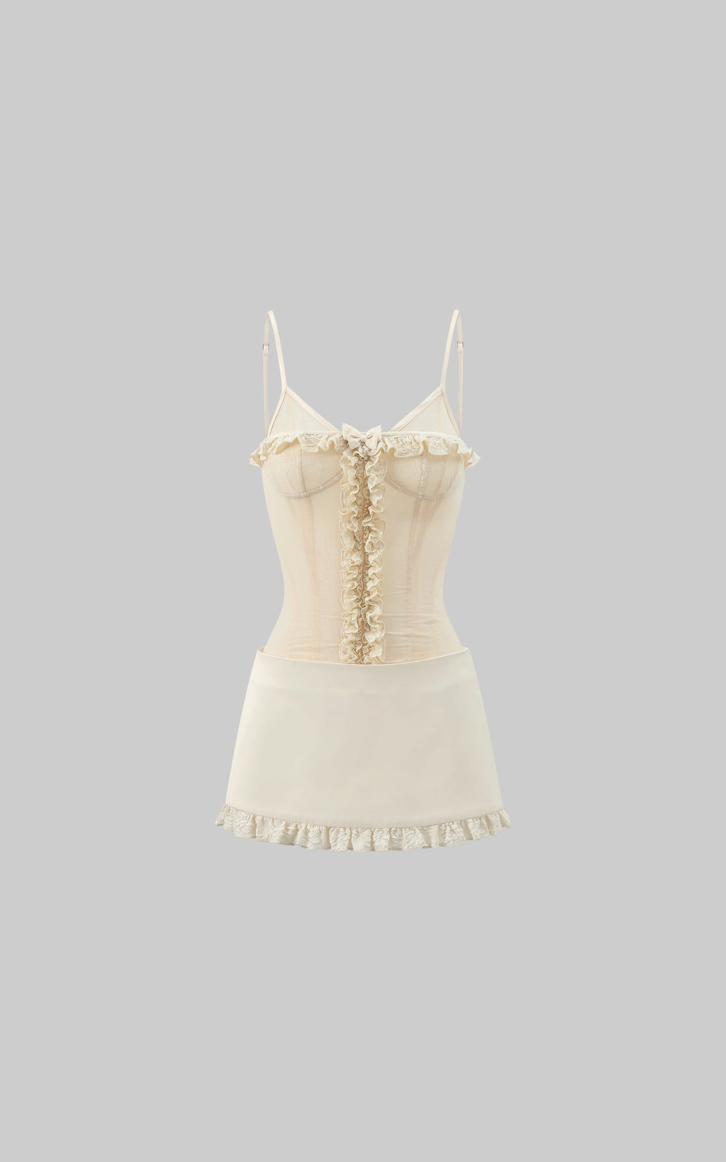Lace Trim Slip Dress